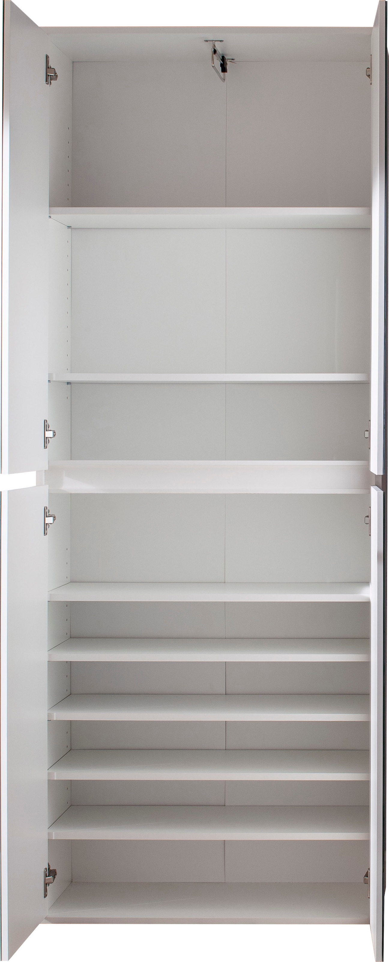 Home affaire Garderobenschrank »Malcesine« Garderobenschrank mit 4 Türen - (B/T/H) 74/34/191 cm