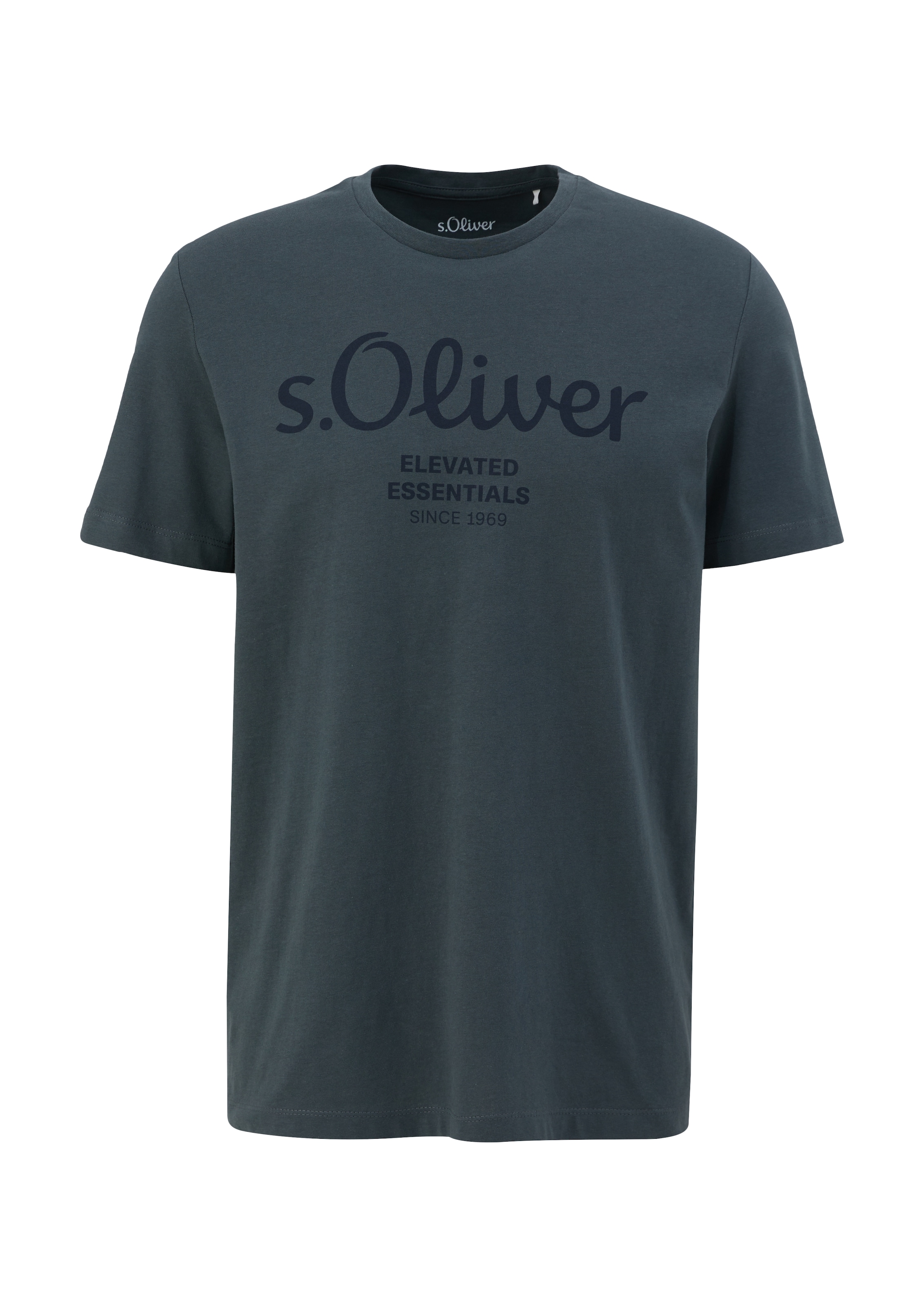 s.Oliver T-Shirt, aus atmungsaktiver Baumwolle