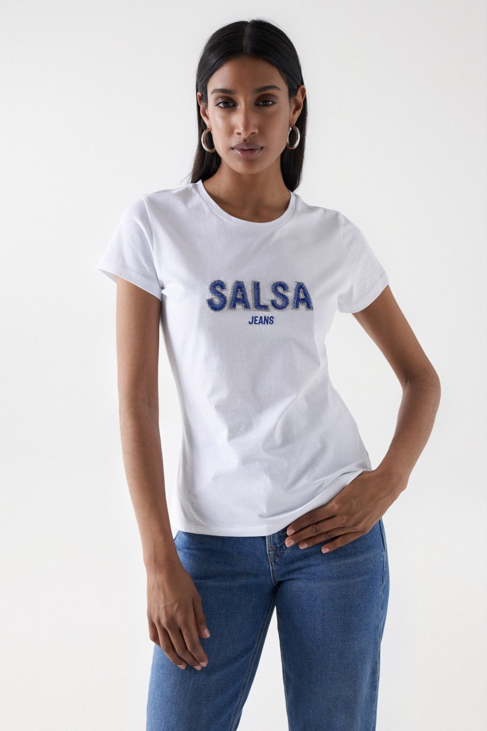 T-Shirt »Salsa Jeans T-Shirt T-Shirt Institutional Beaded«