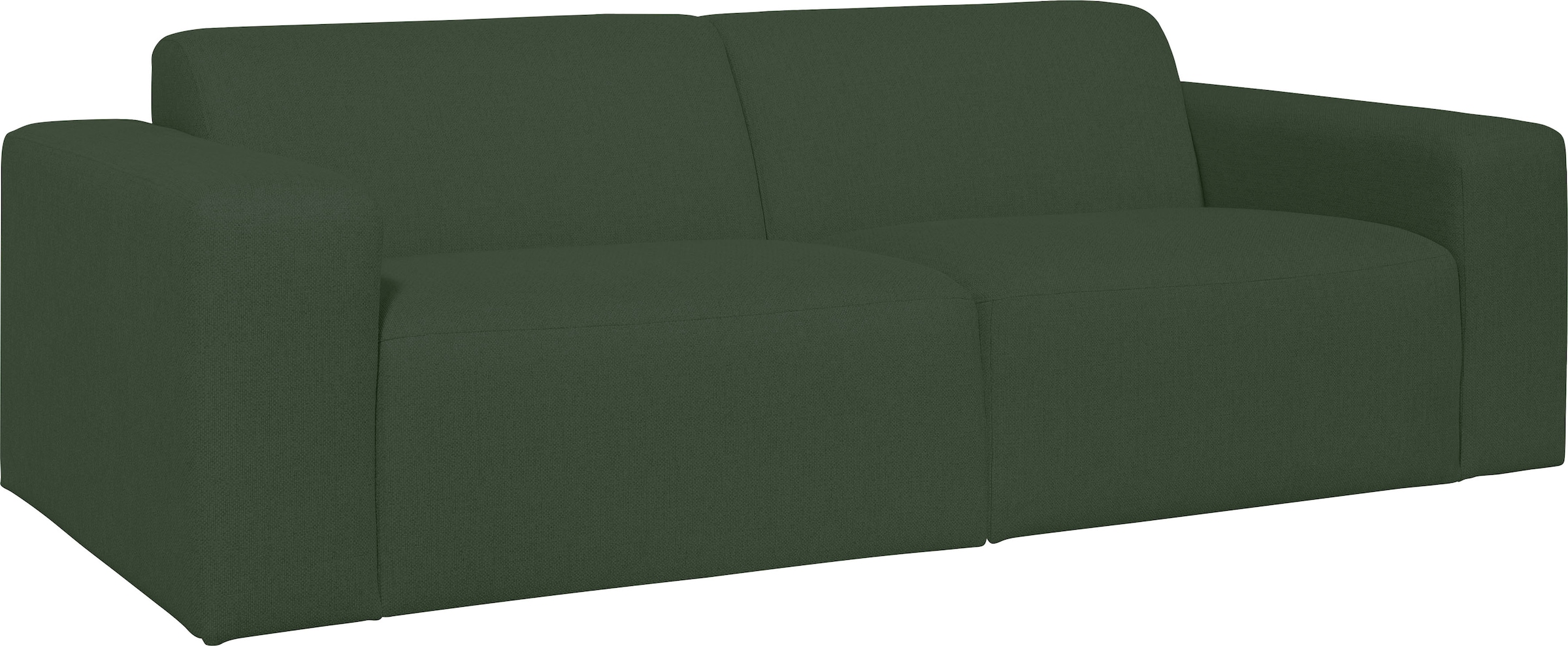 INOSIGN 3-Sitzer »Koa, 228 cm, Modulsofa in Webstoff, Cord«, Designsofa, weicher Lounge-Sitzkomfort, Welleunterfederung, bodentief