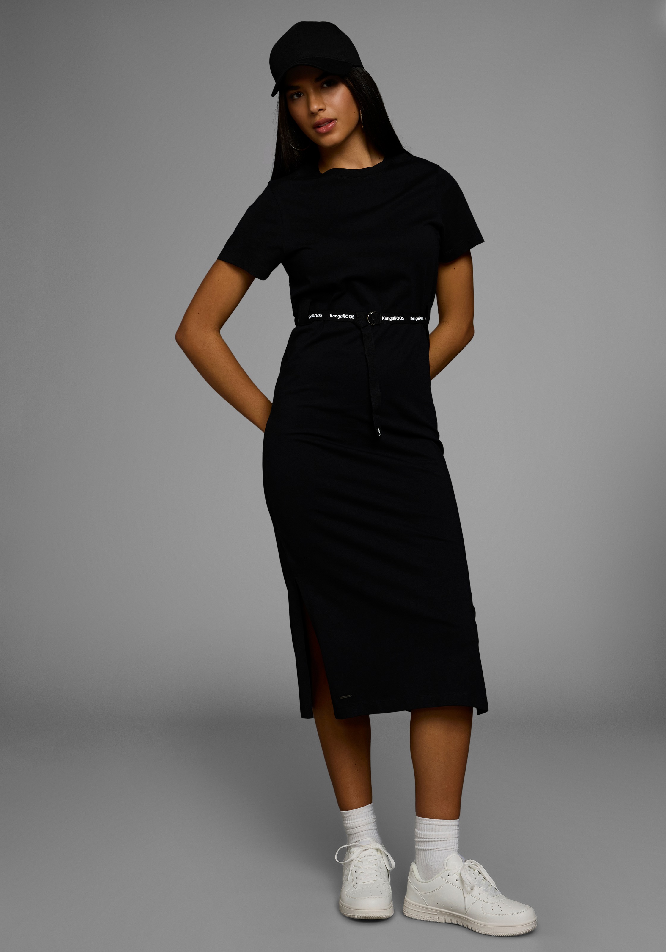 Image of KangaROOS Midikleid 2 tlg. im sportlichen Look aus festem Jersey