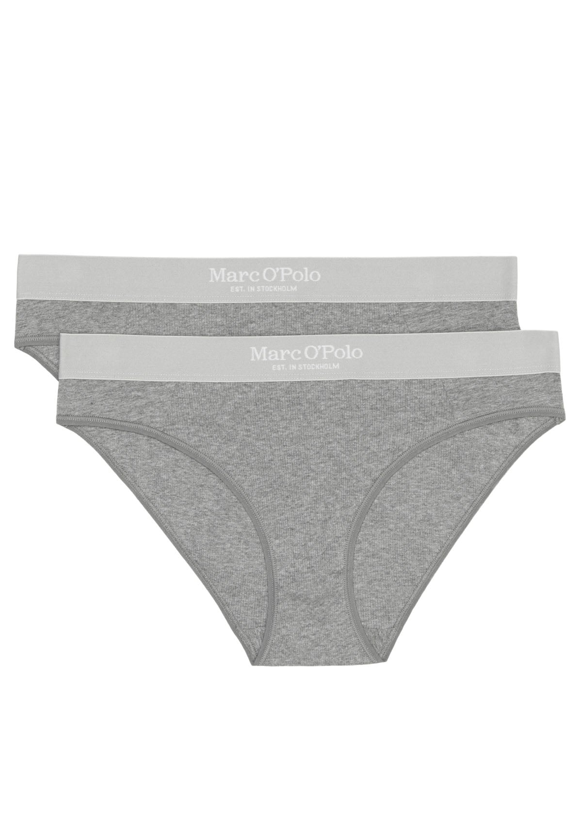 Image of Marc OPolo Slip "Iconic Rib woven" Packung, 2 Stk. mit feingeripptem, elastischem Bund