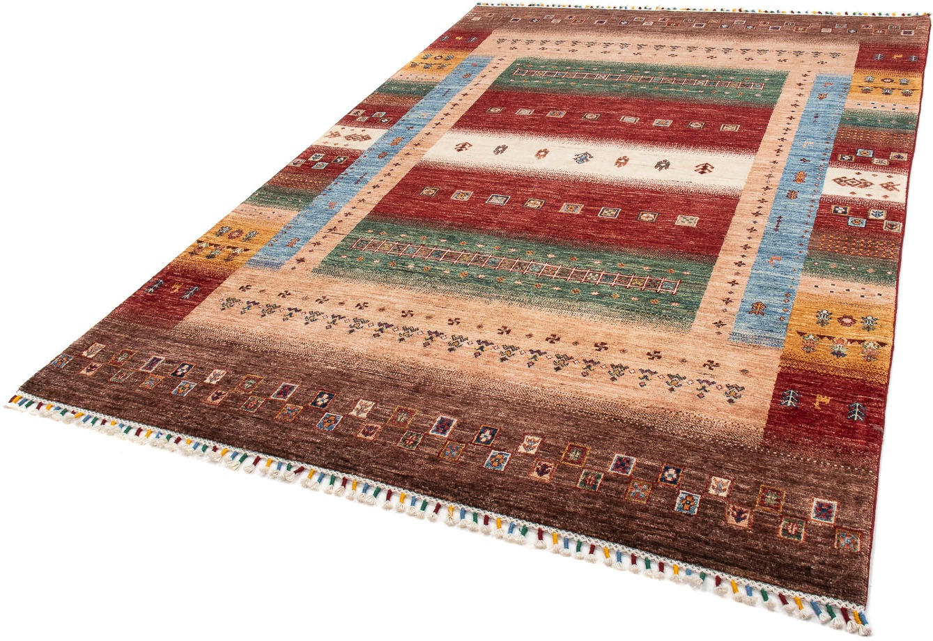 Image of morgenland Orientteppich »Ziegler - 249 x 174 cm - mehrfarbig«, rechteckig, 6 mm Höhe, Wohnzimmer, Handgeknüpft, Einzelstück mit Zertifikat bei Ackermann Versand Schweiz