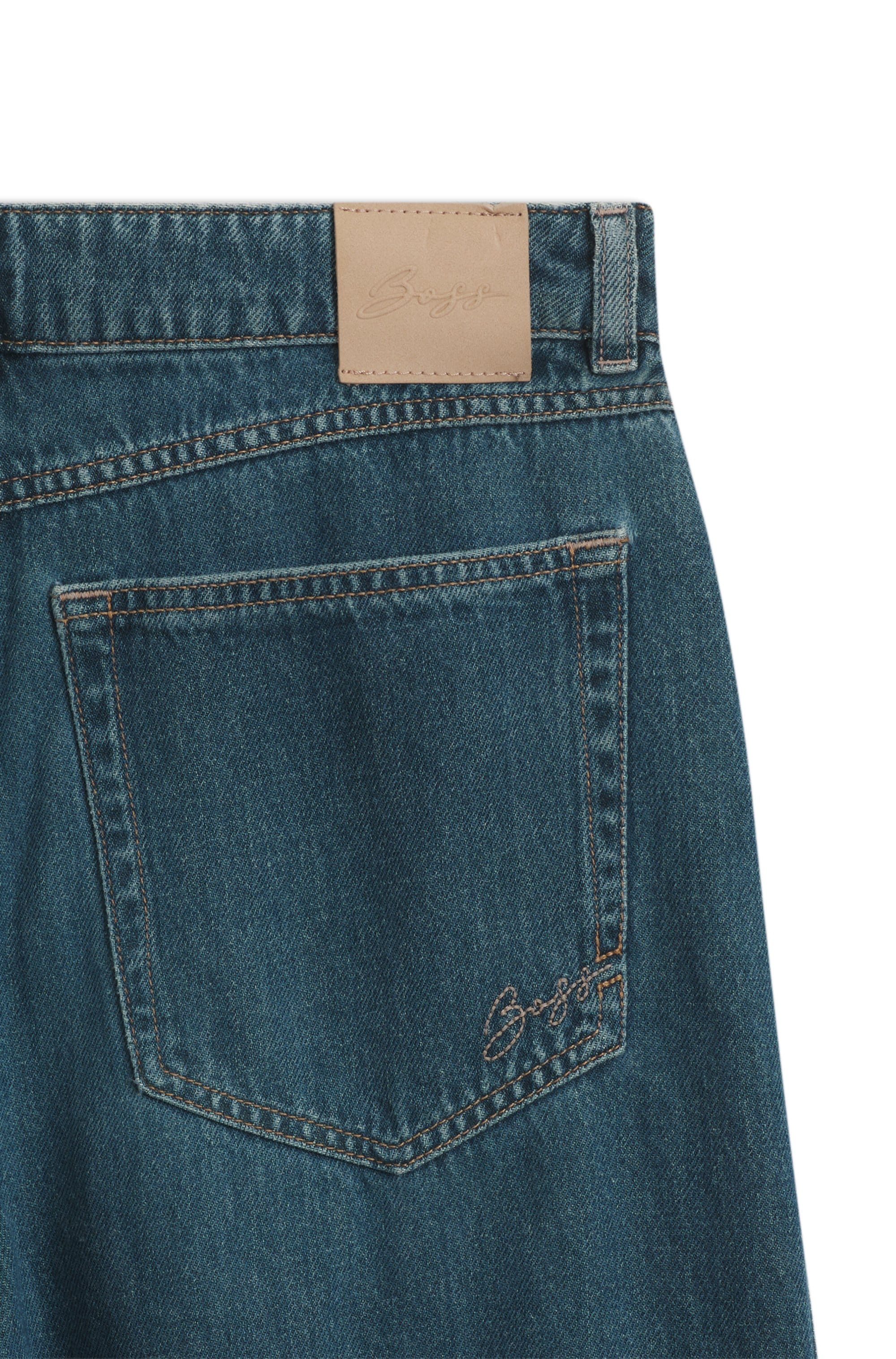 BOSS ORANGE Jeans taille haute »DIANA HR C Premium Damenmode« en balloon fit, denim coton