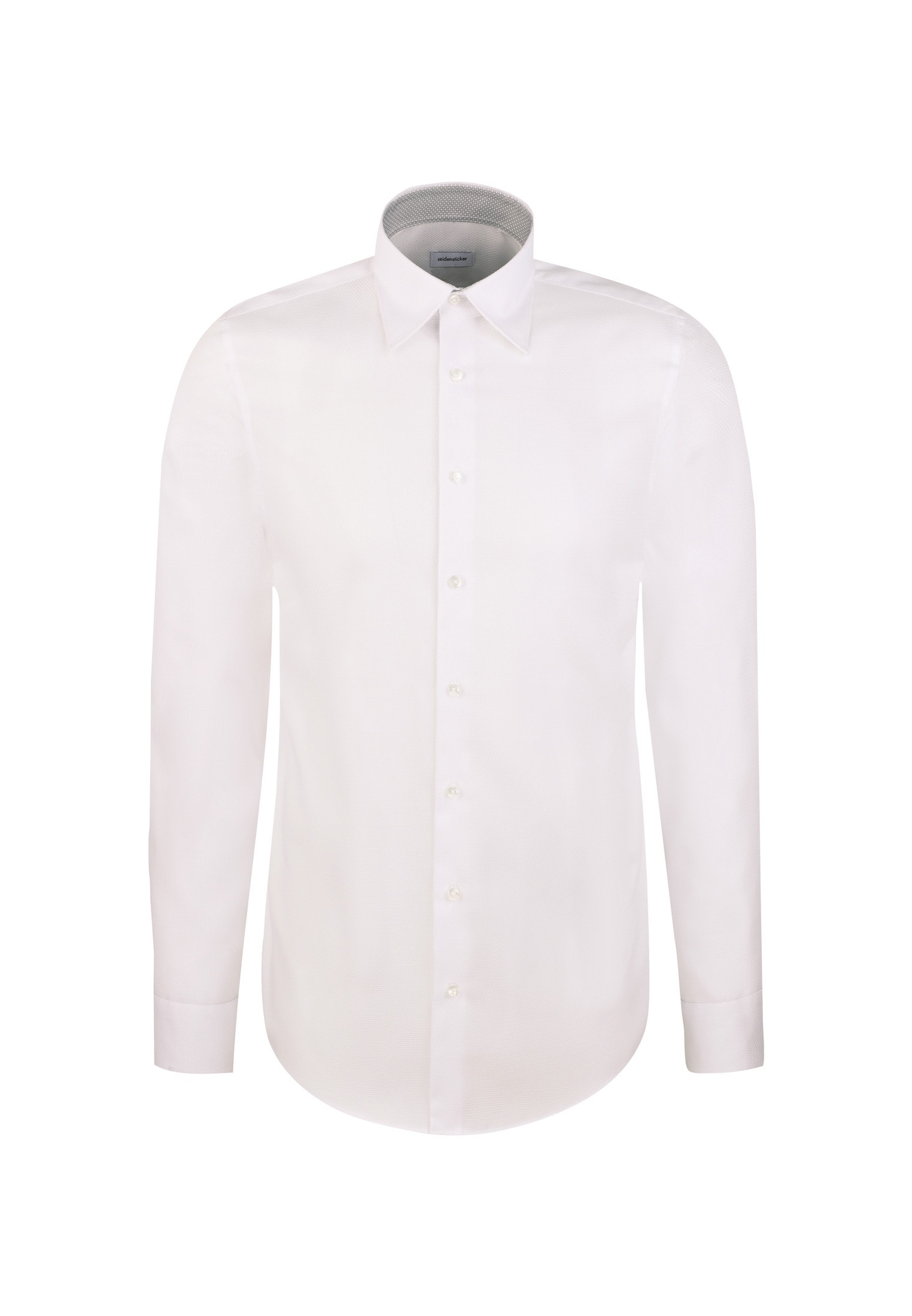 seidensticker Businesshemd »Schwarze Rose« Slim 1/1 Covered-Button-Down-Kragen Struktur