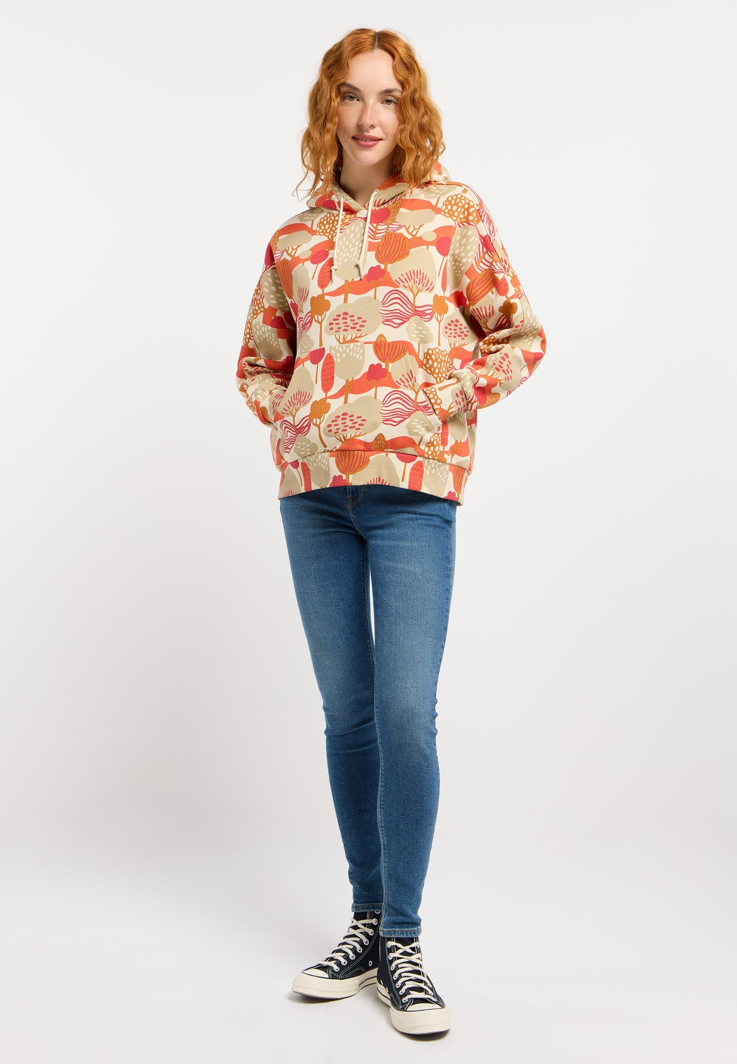 Ragwear 1100000002199 »PIRITA PRINT«, mit Rundhalsausschnitt und Kordelverschluss, normale Schnittform
