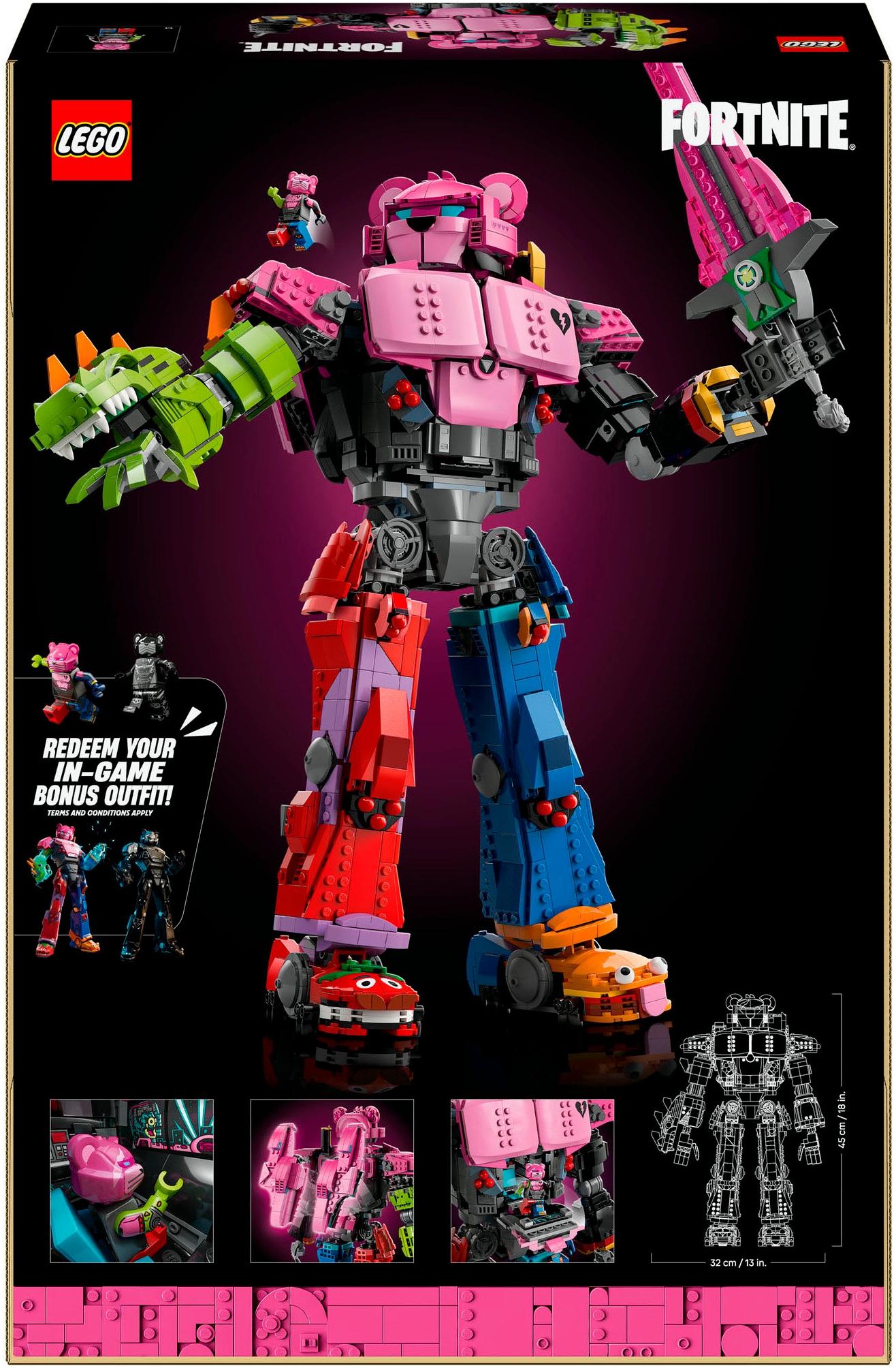 LEGO® Pions de construction »Mecha-Anführer (77078), LEGO Fortnite« Made in Europe