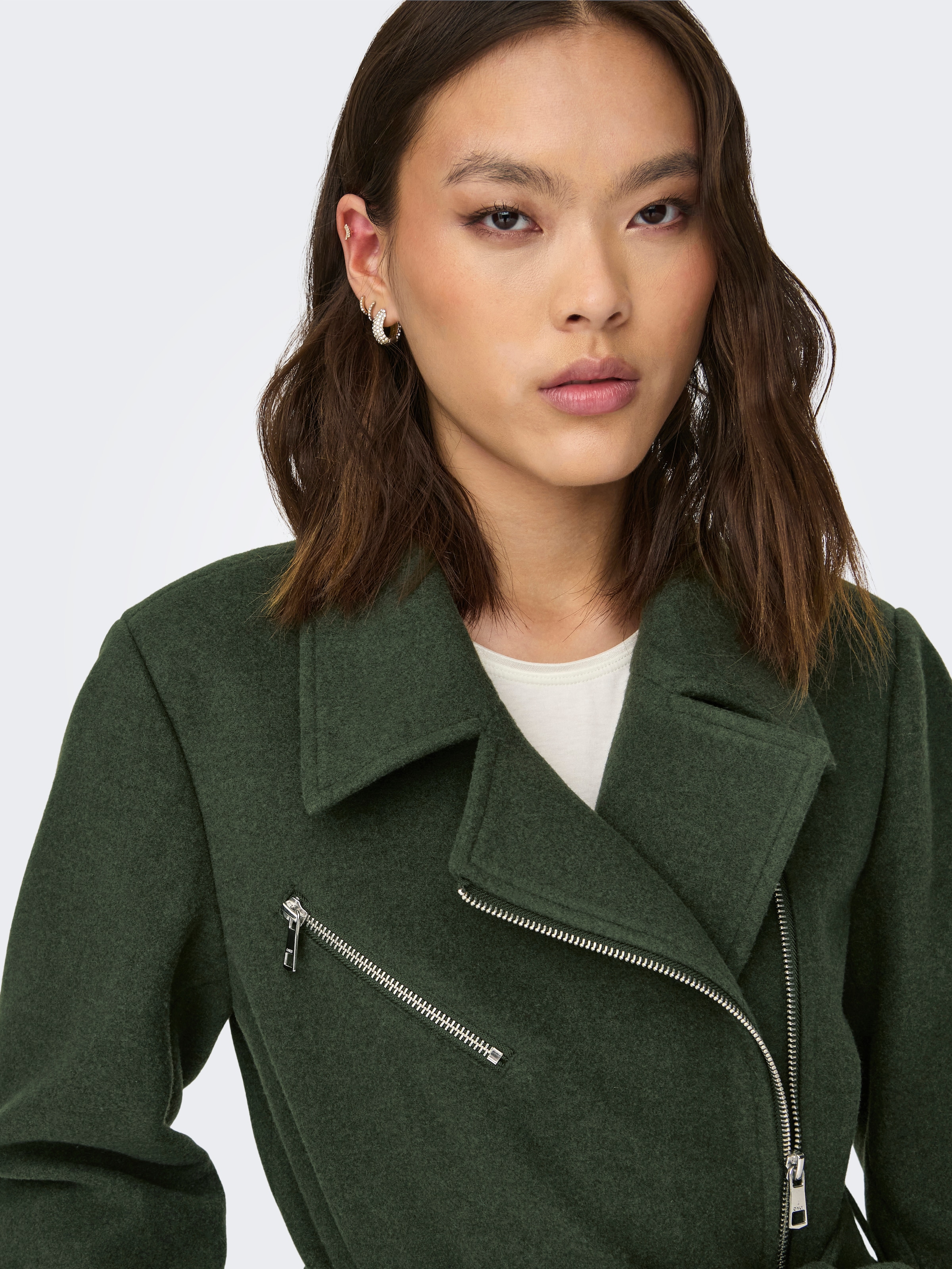 ONLY Kurzmantel »ONLEMILY ZIP BIKER COAT OTW«
