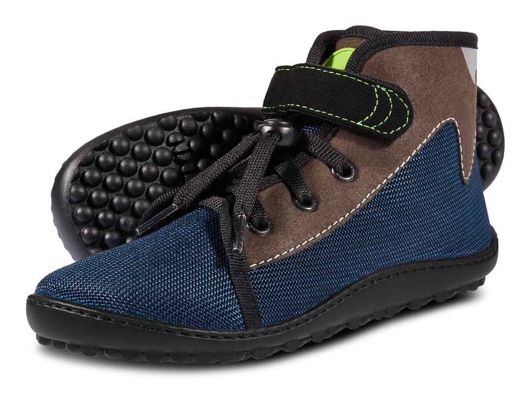 Leguano Chaussures pieds nus »LEGUANITO SCIPPO«  chaussure à lacets, chaussure à scratch, chaussure confortable, lavable en machine