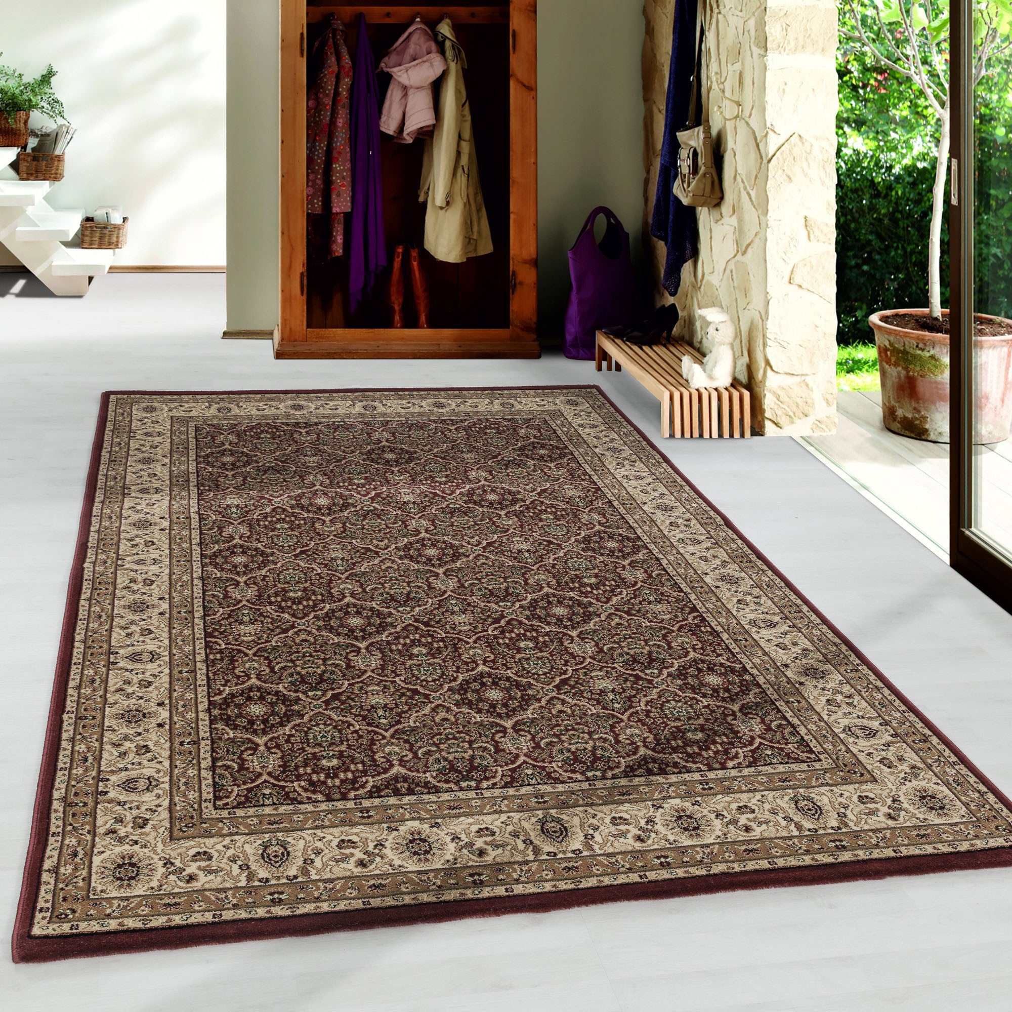 Image of Ayyildiz Teppiche Teppich "KASHMIR 2602" rechteckig 10 mm Höhe Wohnzimmer, Orient Optik