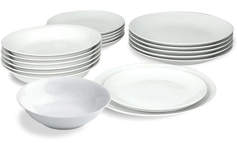   Geschirr-Set »Tognana Tognana Bianco 19-teilig« Spülmaschinenfest, Mikrowellenfest
