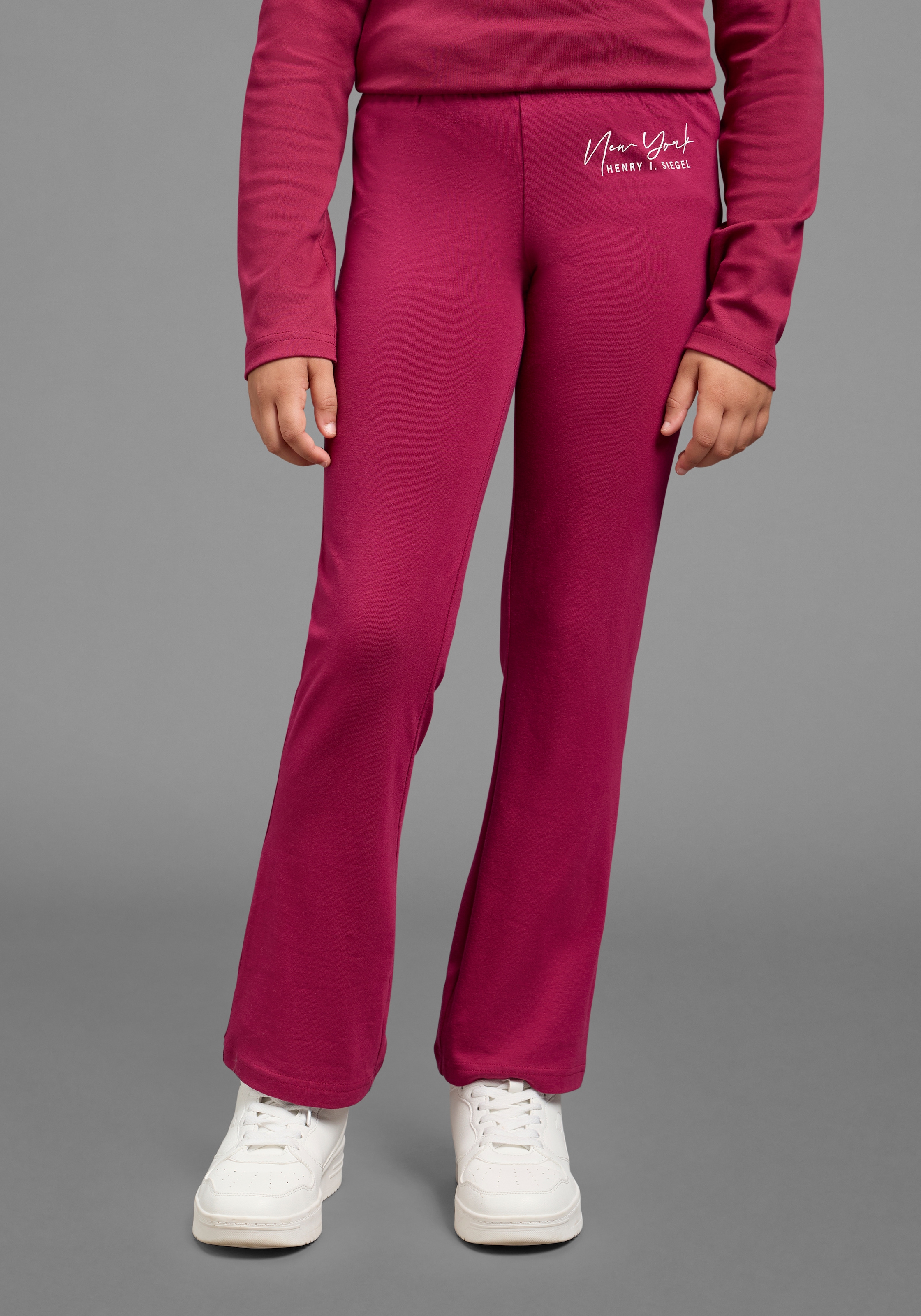 H.I.S Leggings »2er Packung H.I.S Leggings mit Schlag für Mädchen«  Pour TEENS. Lot de 2 pantalons jazz