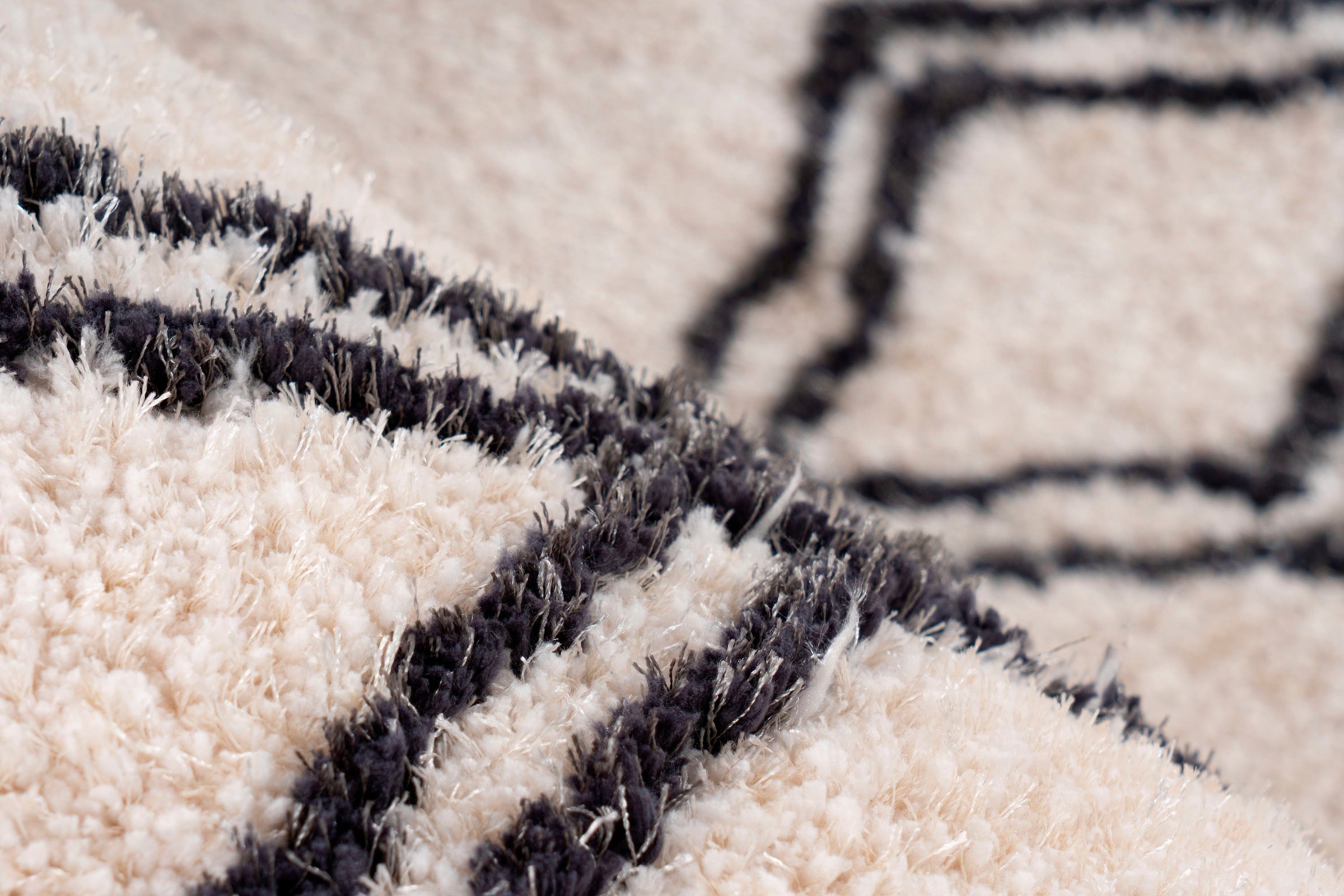 my home Hochflor-Teppich »Alva«, rechteckig, 27 mm Höhe, Wohnzimmer