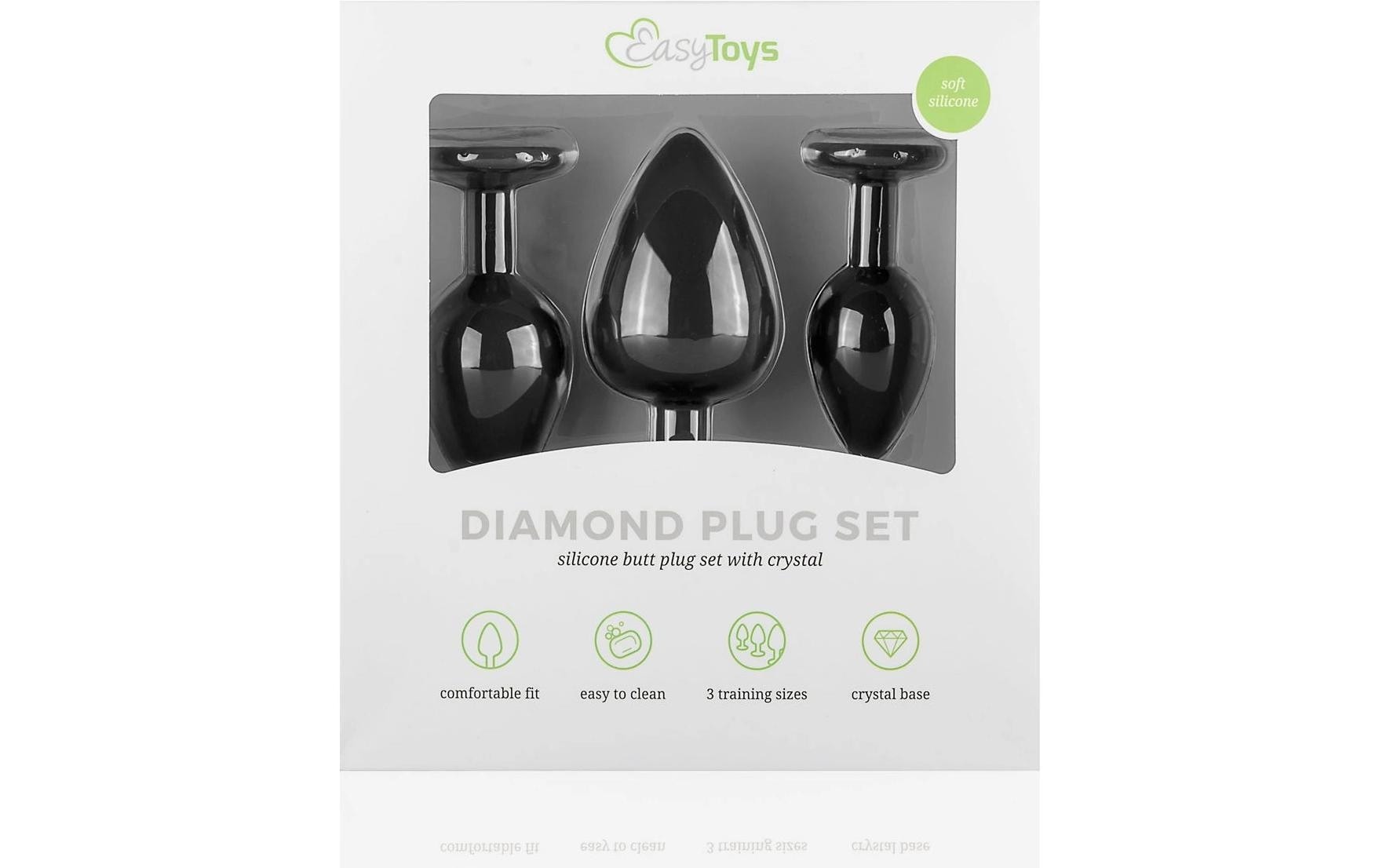   Analplug »Anal Plug aus Silikon mit Diamant« ()