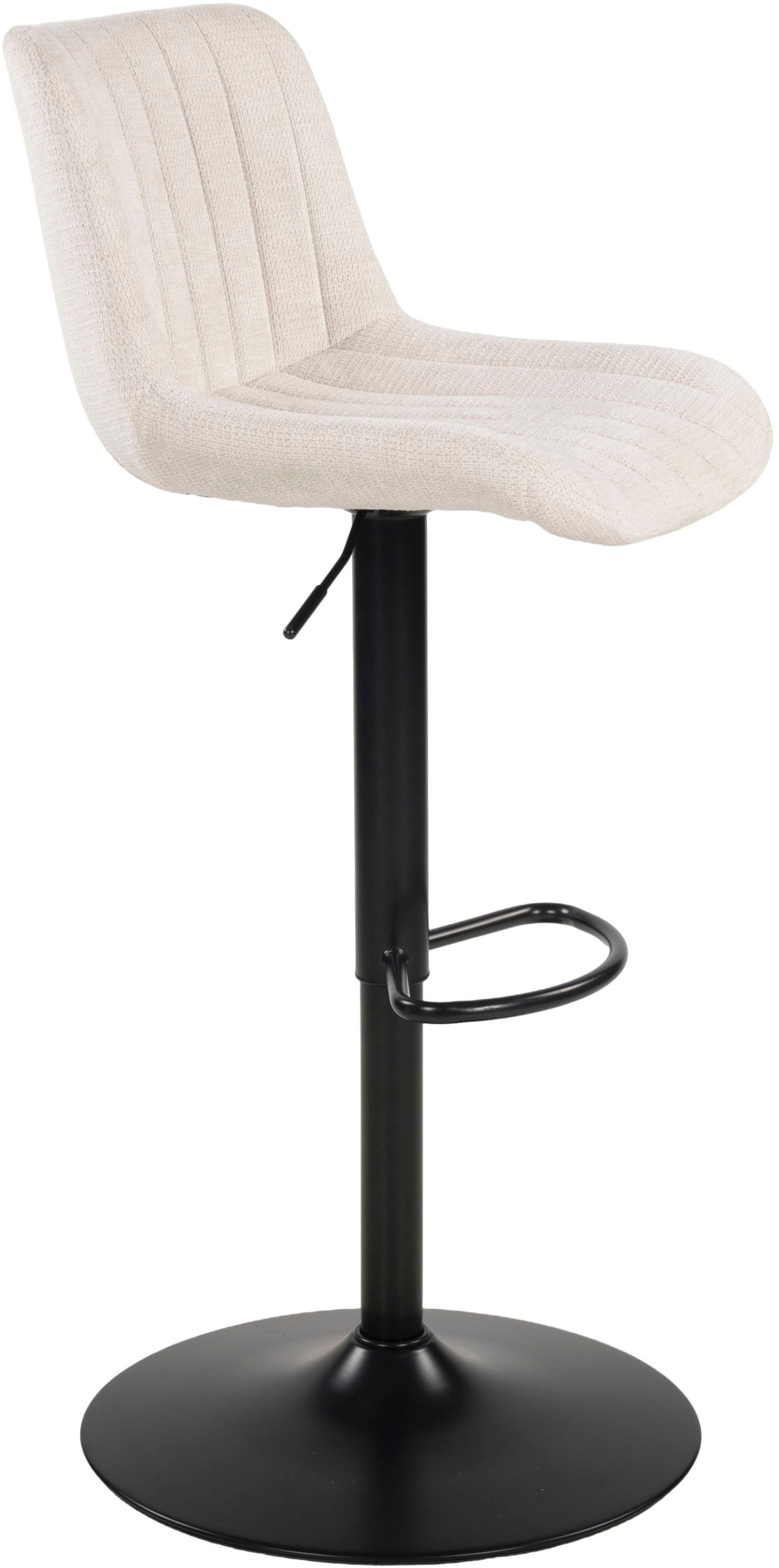 Duo Collection Tabouret de bar »Kelly« 1 cuis tlg. incl. dossier et repose-pieds, réglable en hauteur, pivotant à 360°