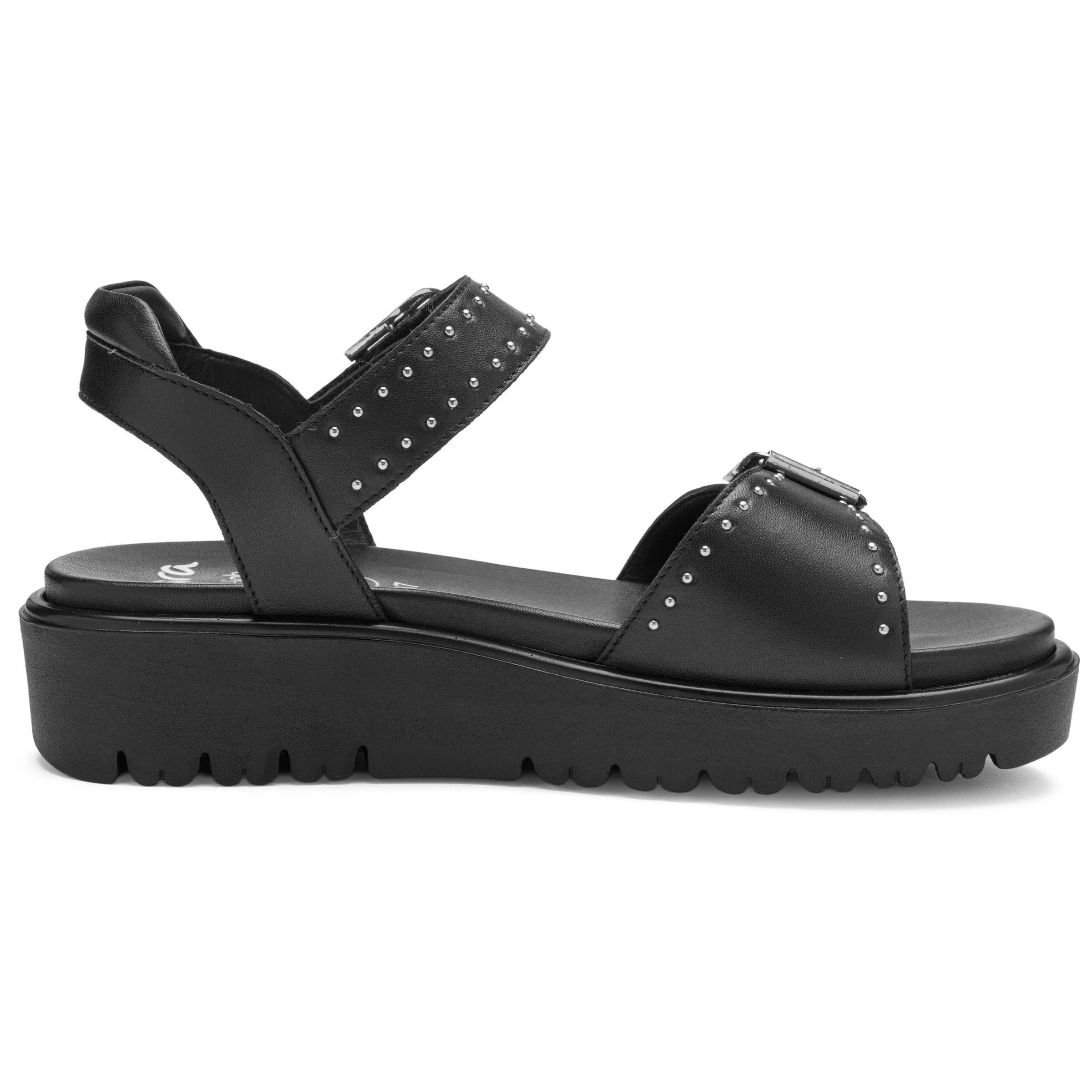 Ara Sandales compensées »BILBAO«  talon compensé, plateforme, sandale à brides avec clous, largeur G (= large)