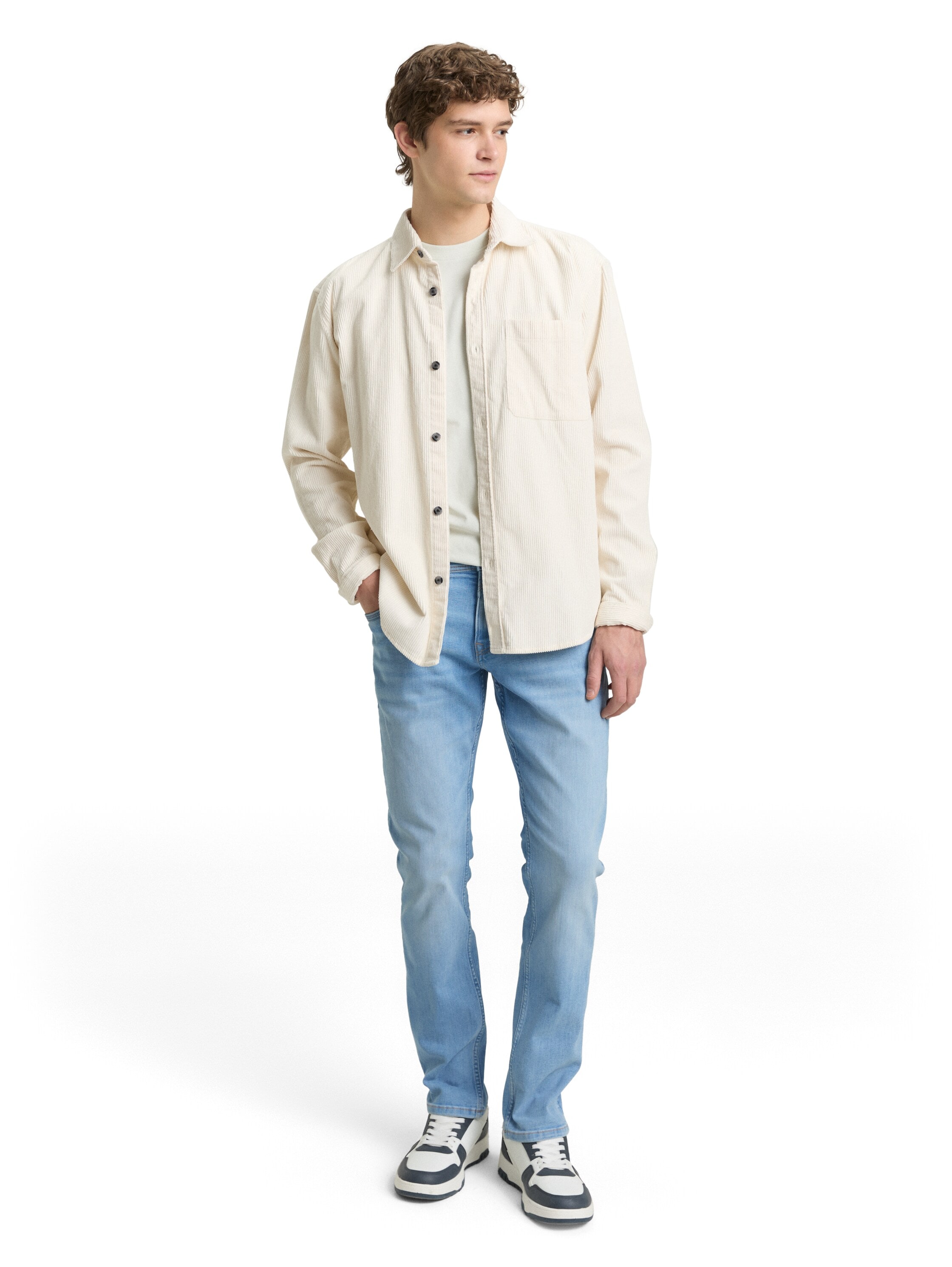 TOM TAILOR Denim Jeans droit im klassischen 5-Pocket-Design