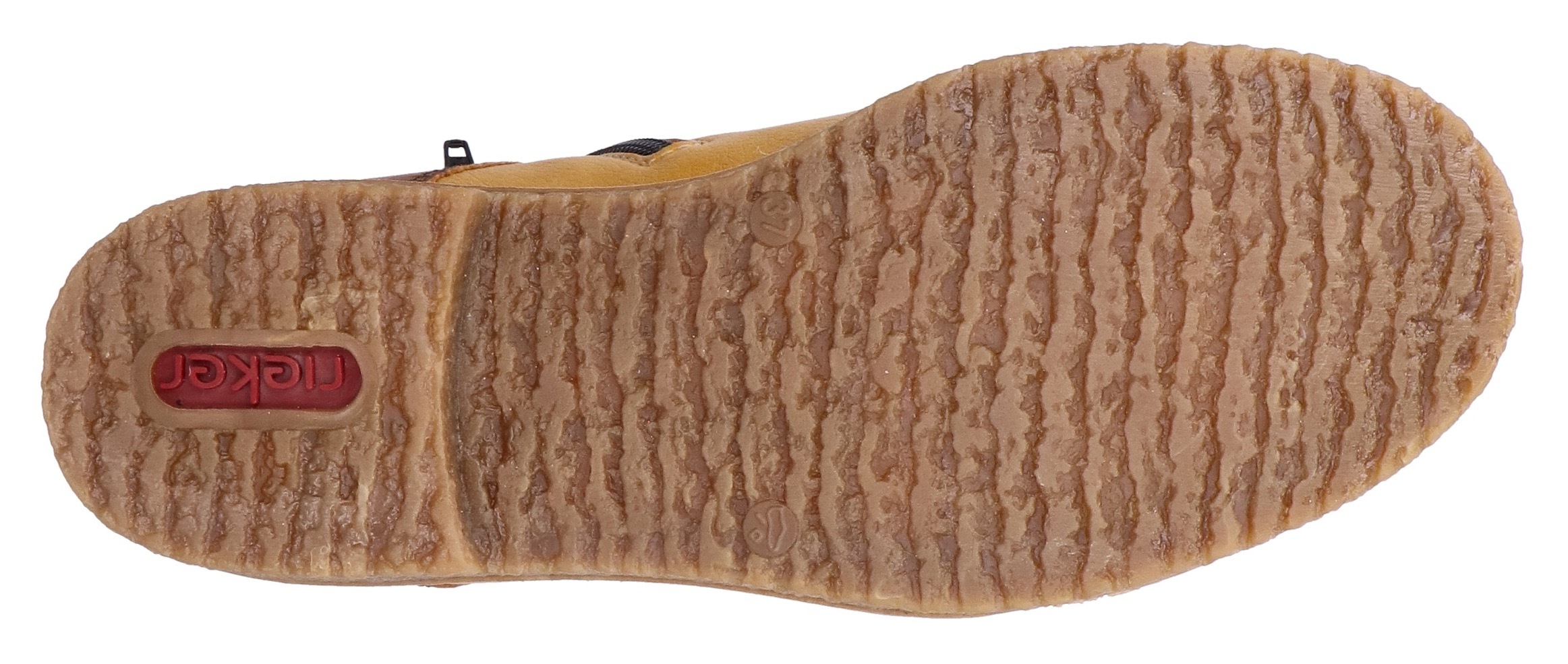 Rieker Schnürstiefelette  Schnürboots, Herbststiefelette, Blockabsatz, mit weicher Innensohle