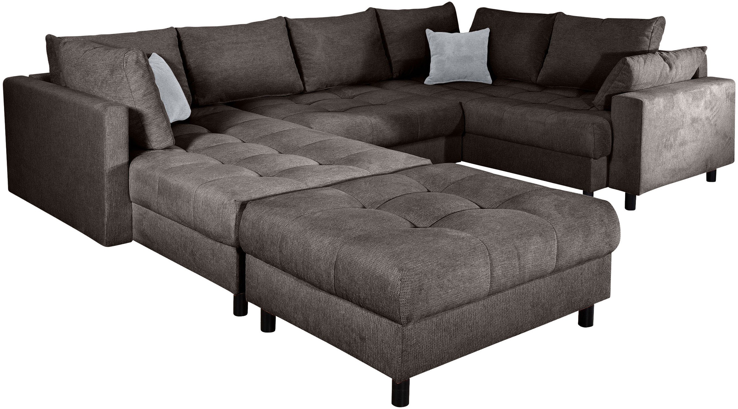 Home affaire Wohnlandschaft »Toni U-Form«, (Cord-Bezug)