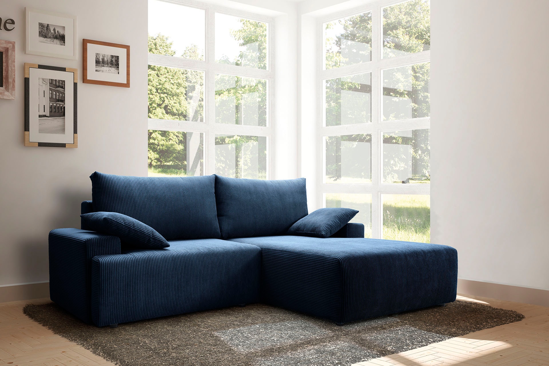 fashion exxpo »Orinoko«, in jetzt - inklusive Bettkasten sofa kaufen verschiedenen Cord-Farben Bettfunktion Ecksofa und