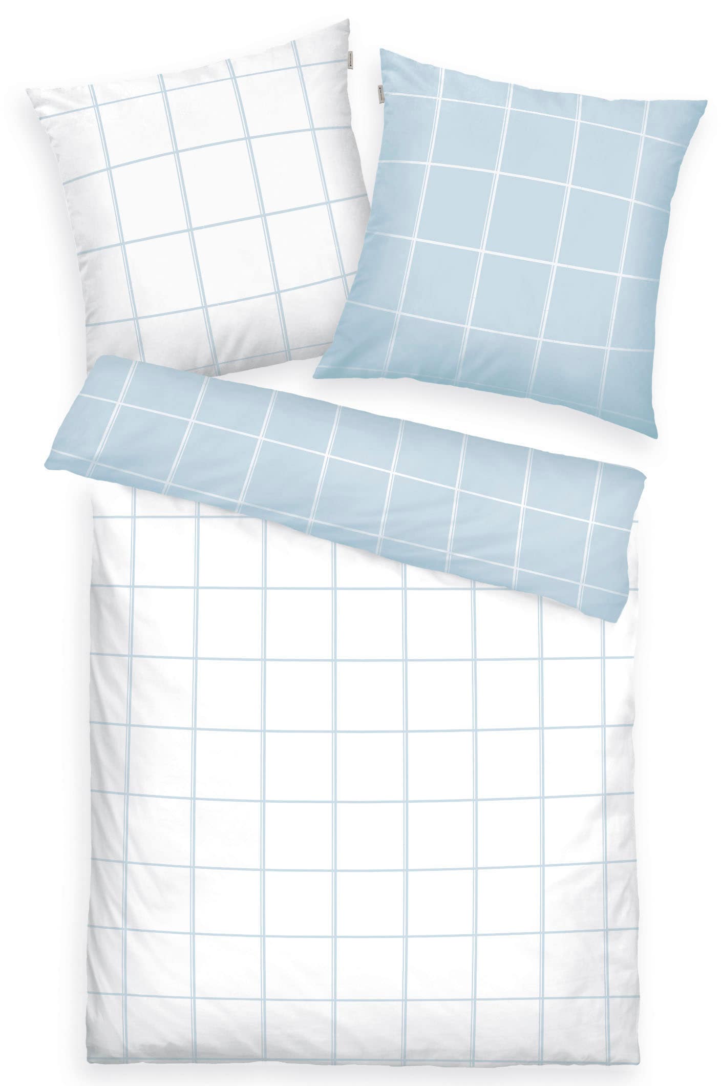 TOM TAILOR HOME Linge de lit »LARGE CHECK in Gr. 135x200cm oder 155x220cm« 2 cuis new bedroom, étiquette tissée