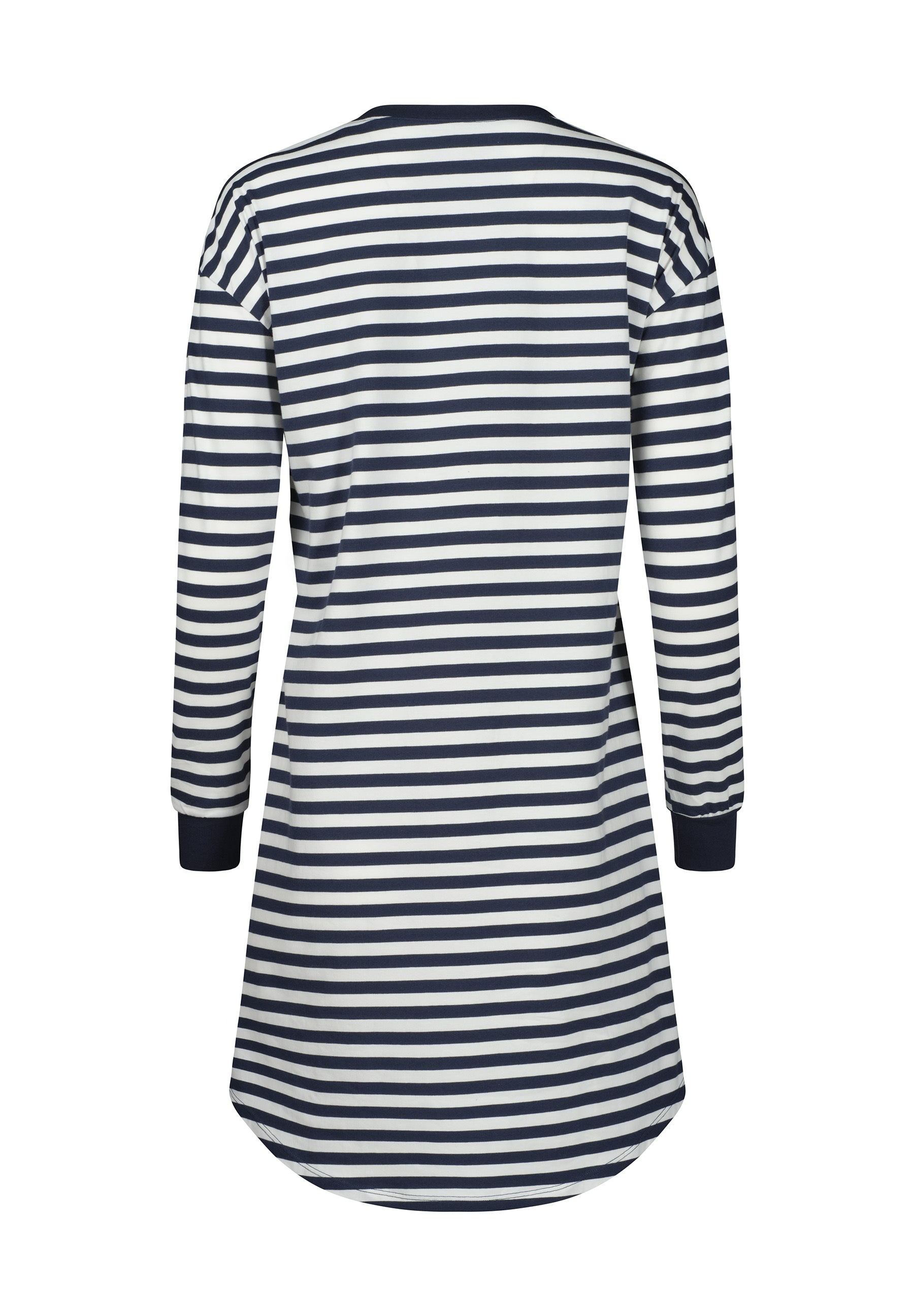 Skiny Chemise de nuit »Night In Mix & Match« mit Rundhalsausschnitt, langärmelig, Cotton-Mix, bequem