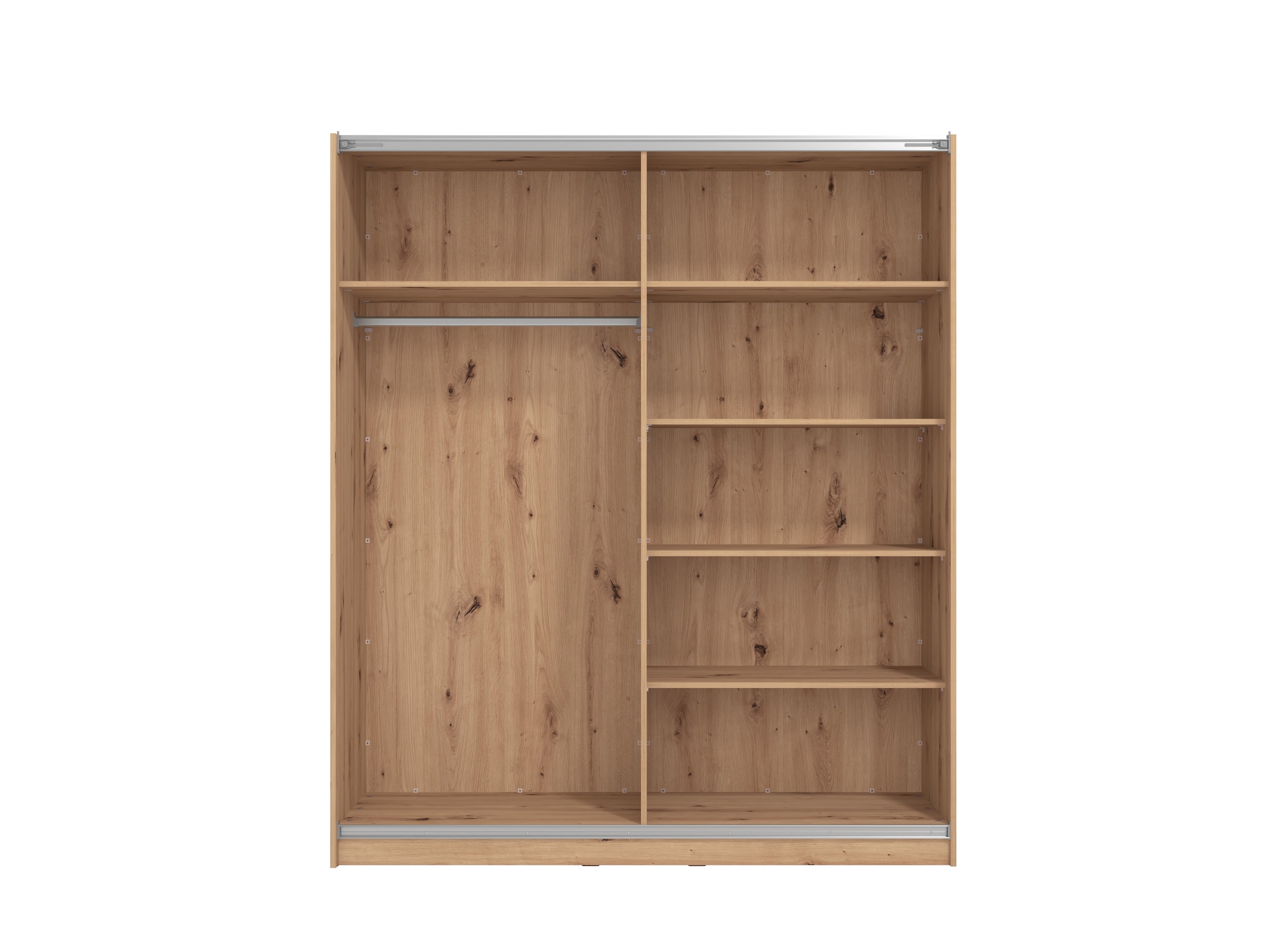 INOSIGN Schwebetürenschrank »Sardinia, Kleiderschrank mit Spiegel, Made in Europe«, viel Stauraum durch grosszügige Innenausstattung, 170 oder 262cm breit