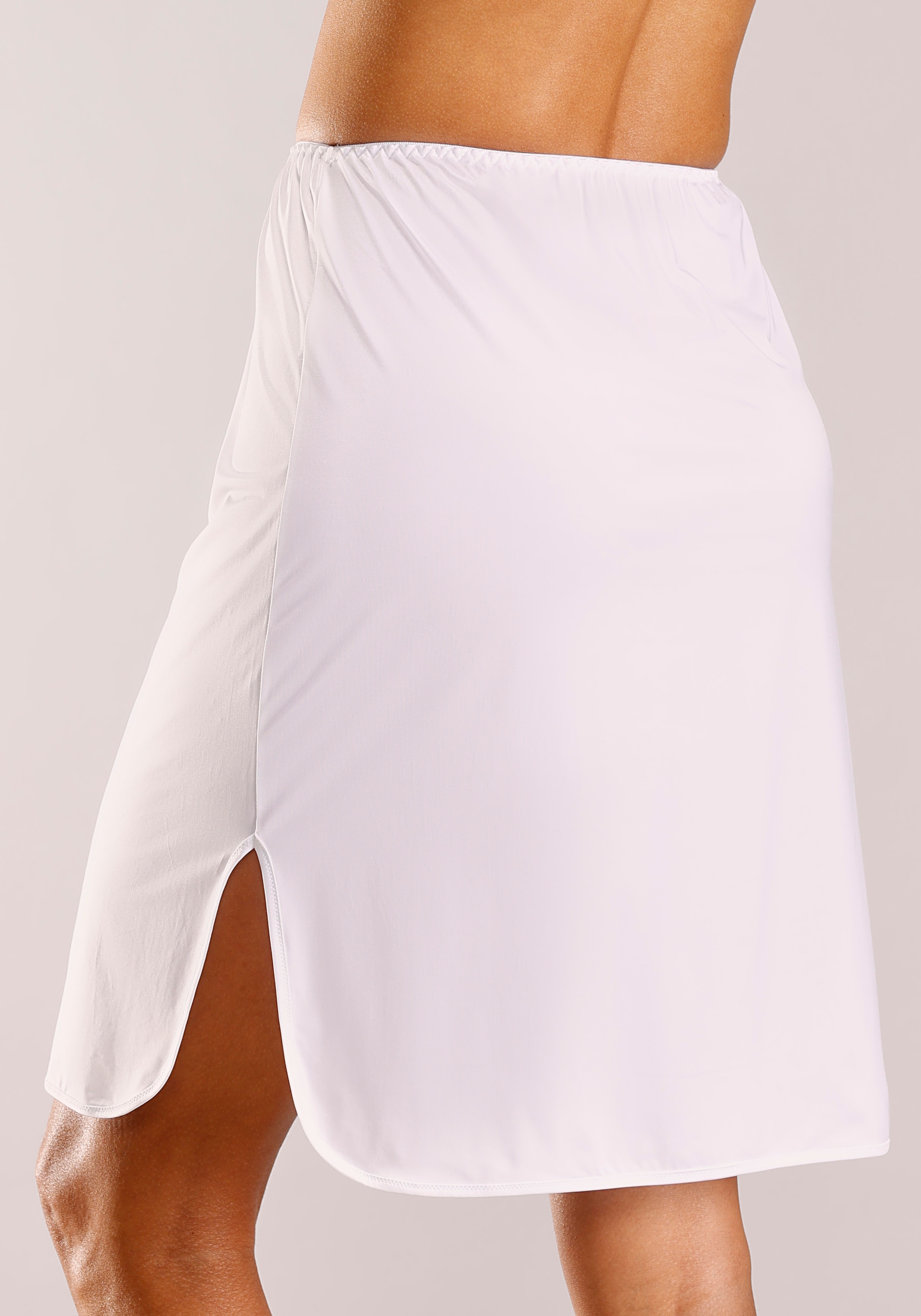 Nuance Jupon aus fliessendem Material für eine mittlere Länge, Basic Dessous