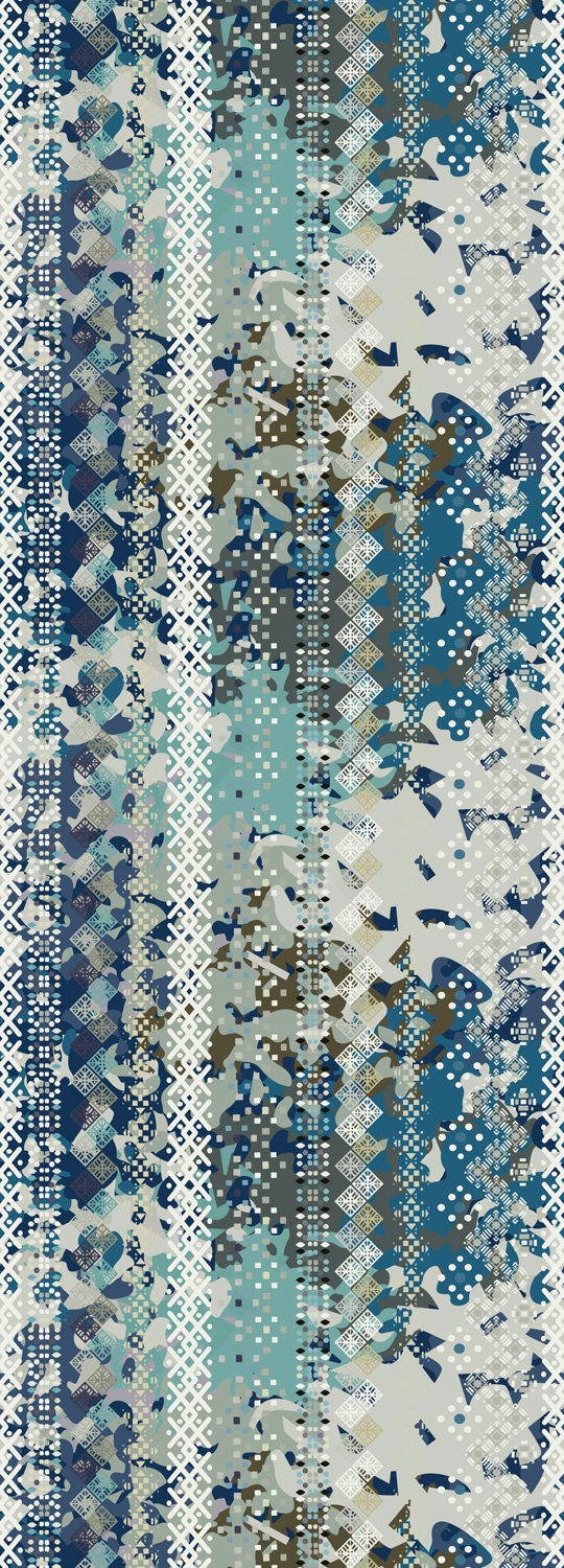 Image of queence Vinyltapete "Josie" Barock Kunst bedruckt glatt 90x250cm, selbstklebend, kinderleichte Anbringung, Sticker