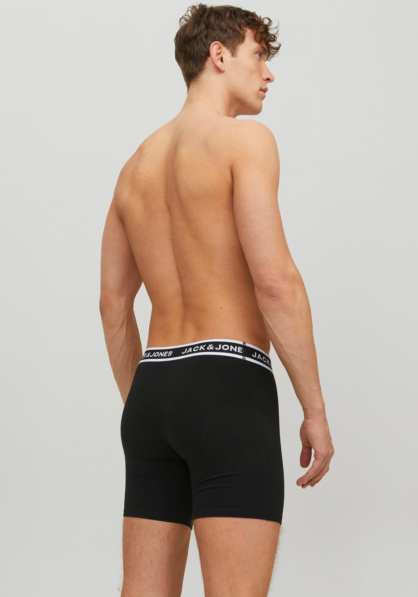 Jack & Jones Boxershorts »JACSOLID BOXER BRIEFS 3 PACK NOOS«, (Packung, 3 St.)