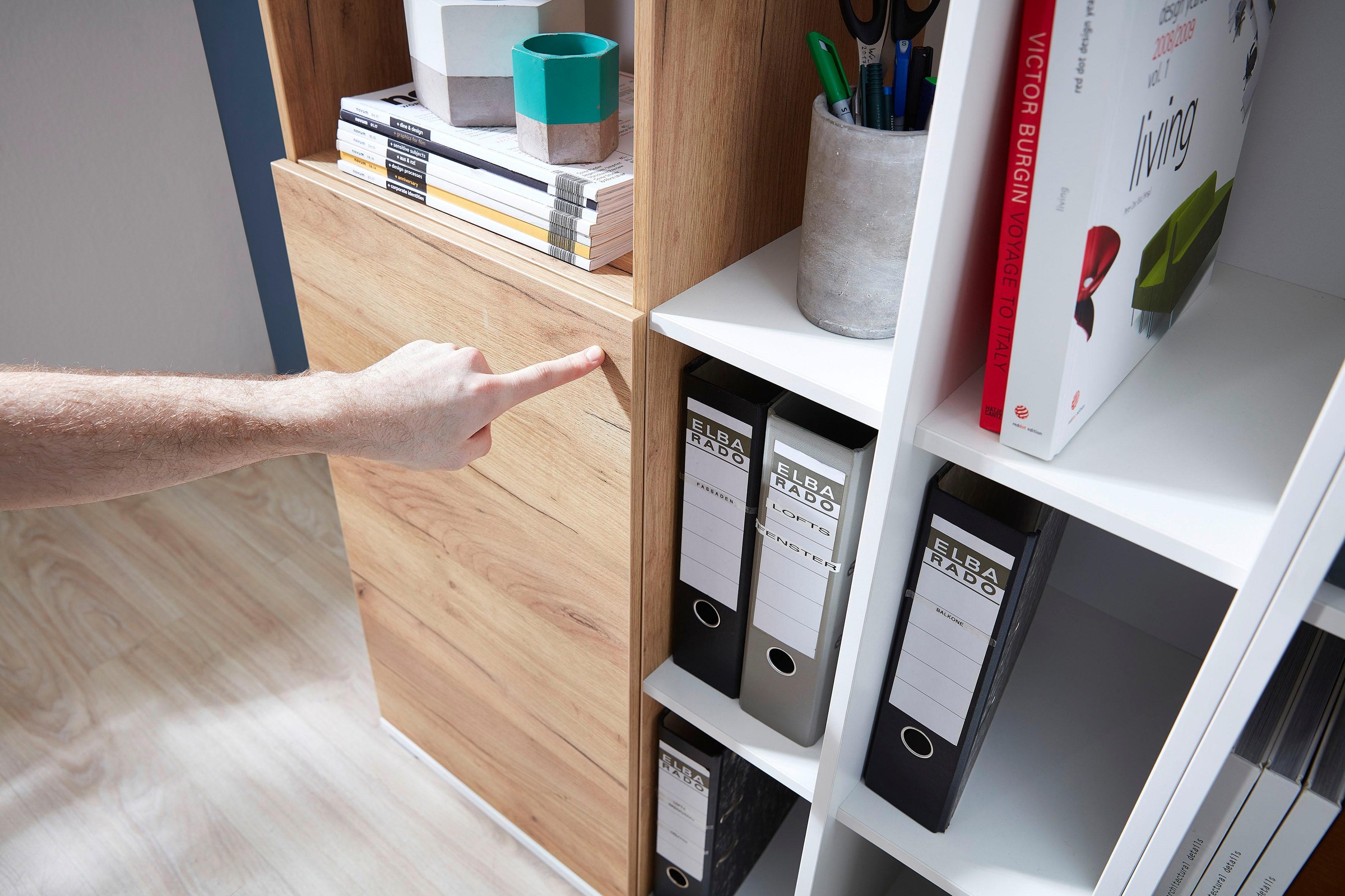 GERMANIA Aktenschrank »GW-Lioni«, in 2 Höhen, Stauraum, Push-to-open, Breite 85 cm, Made in Germany