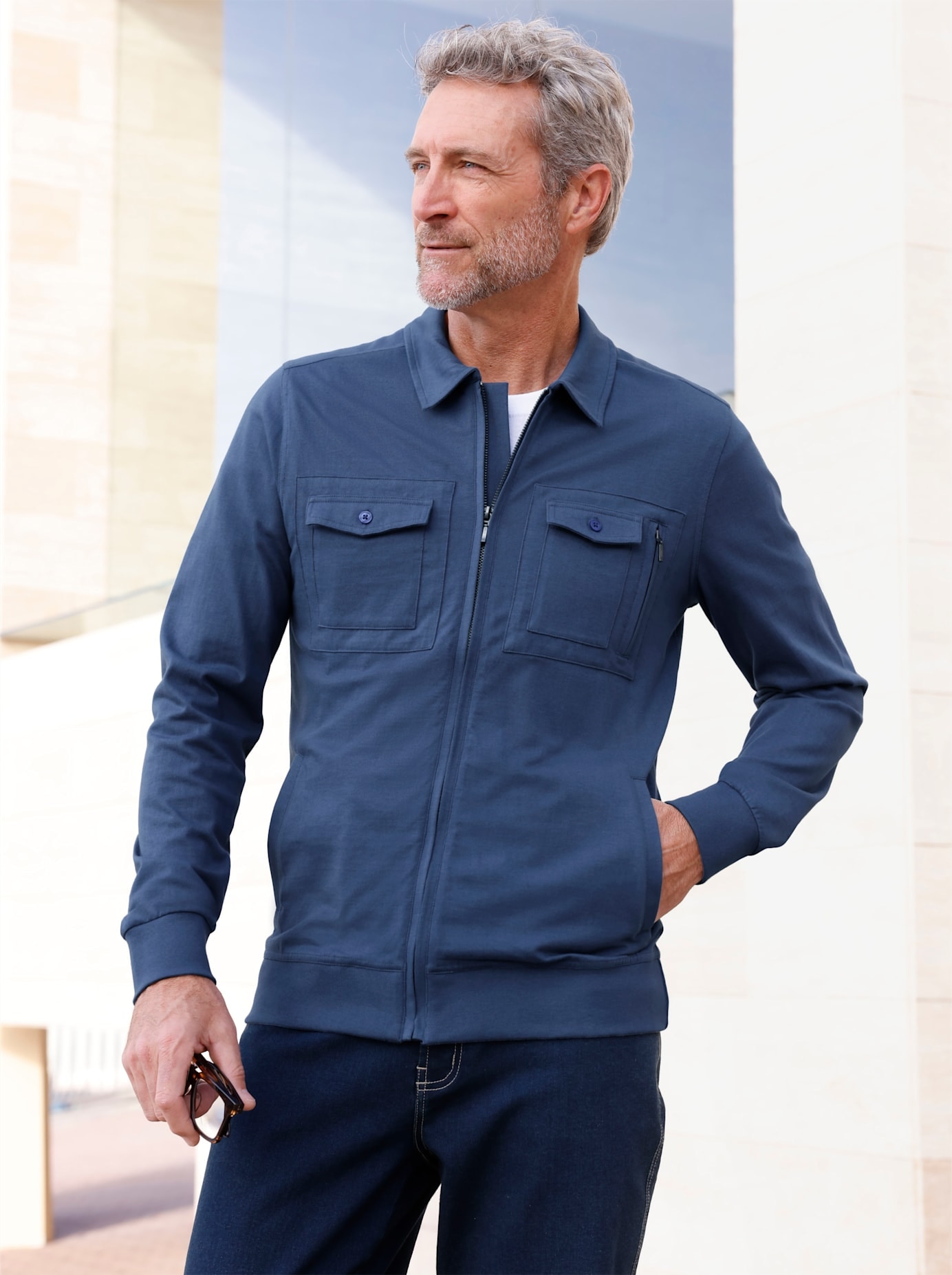 Image of Marco Donati Shirtjacke "Langarm-Shirt" 1