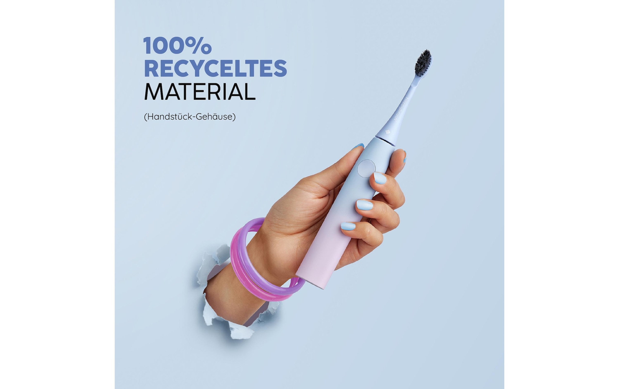 happybrush Schallzahnbürste »Eco Vibe Lite Sunrise«
