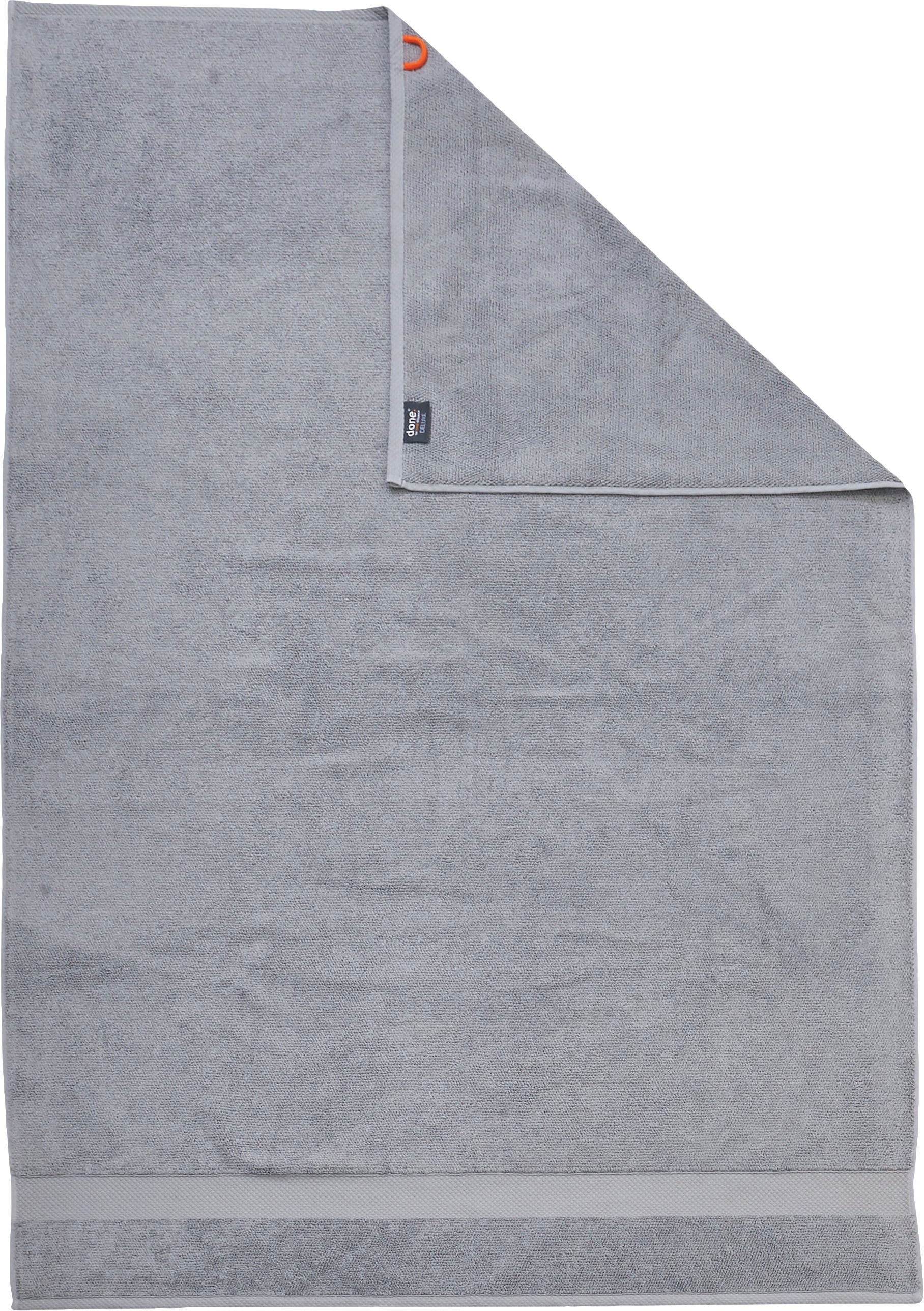 done.® Badetücher »Deluxe«, (1 St., Duschtuch 100 x 150 cm), 1-tlg., Uni Farben, Hotelqualität aus hochwertigem Zwirnfrottier