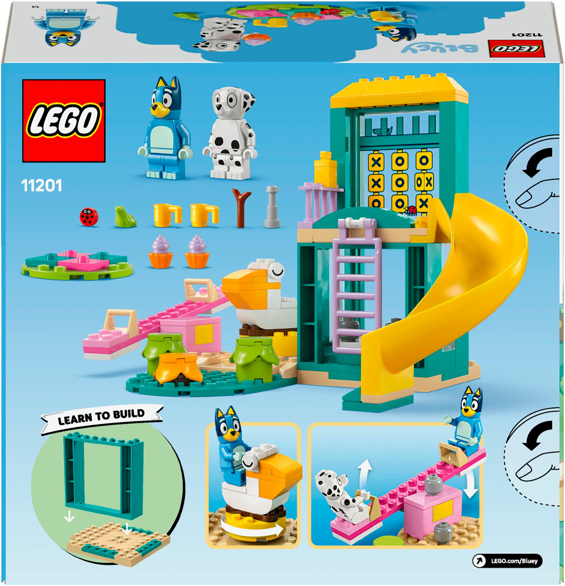 LEGO® Konstruktionsspielsteine »Bluey und Chloe auf dem Spielplatz (11201), LEGO Bluey« Made in Europe
