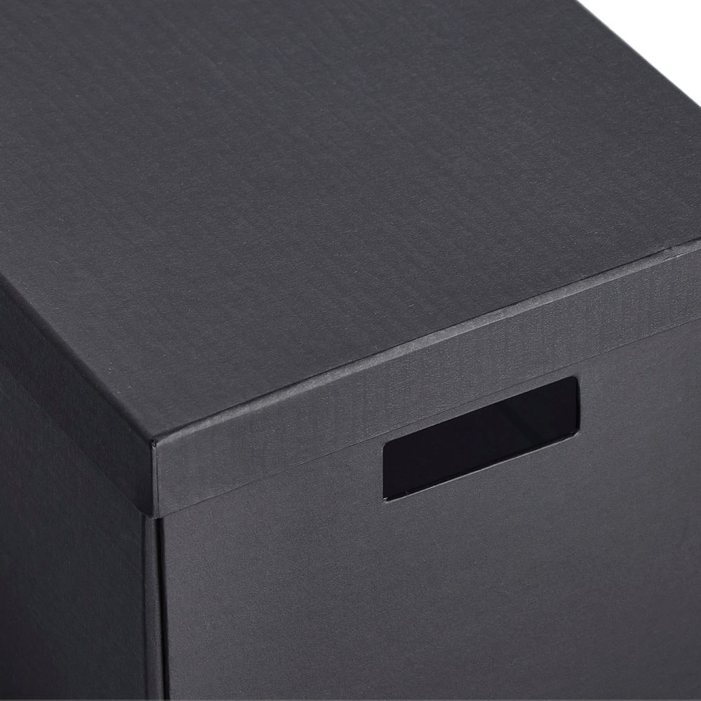 Zeller Present Aufbewahrungsbox beschriftbar, recycelter Karton