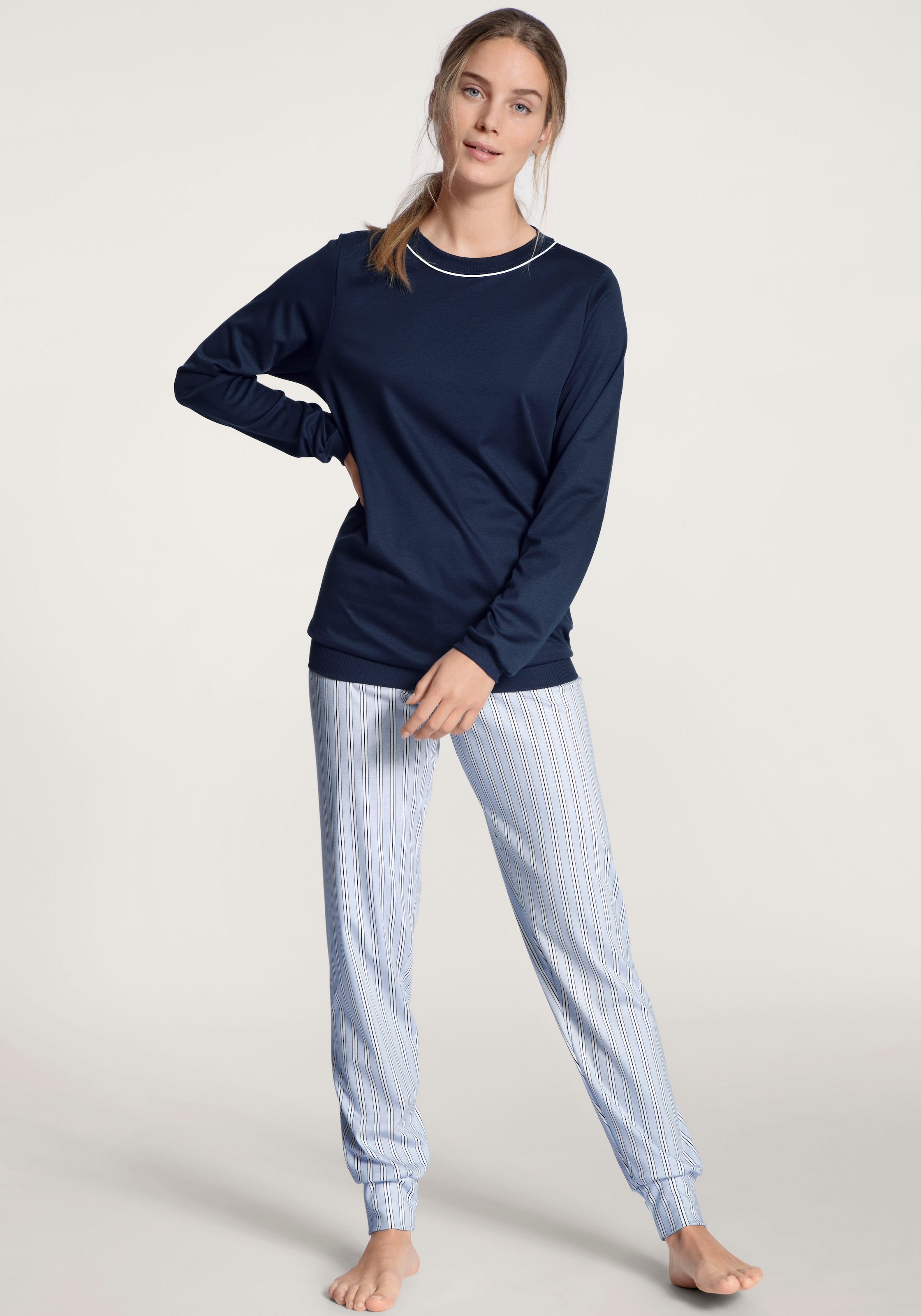 ♕ CALIDA Pyjama »Sweet versandkostenfrei bestellen in Interlock-Qualität Baumwolle Dreams«, aus reiner