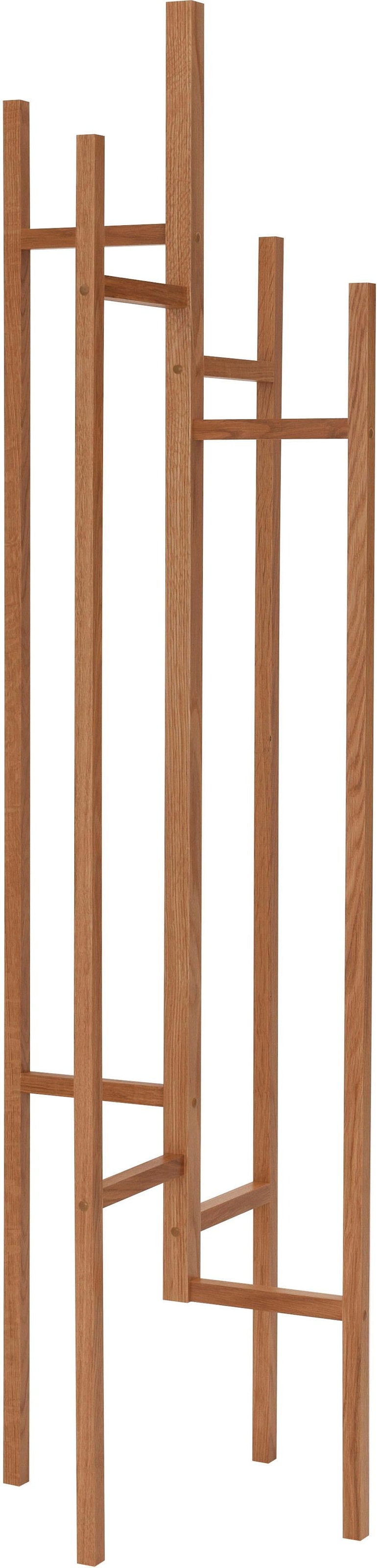 Image of Woodman Garderobe "Garderobenständer, Kleiderständer, Diele" Made in Europe, 1 Stk. tlg. im skandinavian Design, aus keilverzinkter massiver Eiche