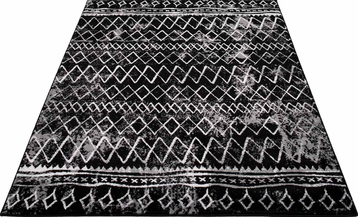 Image of Carpet City Teppich »Timeless 7547«, rechteckig, 6 mm Höhe, Kurzflor, Modern, Zickzack-Muster, ideal für Wohnzimmer & Schlafzimmer bei Ackermann Versand Schweiz