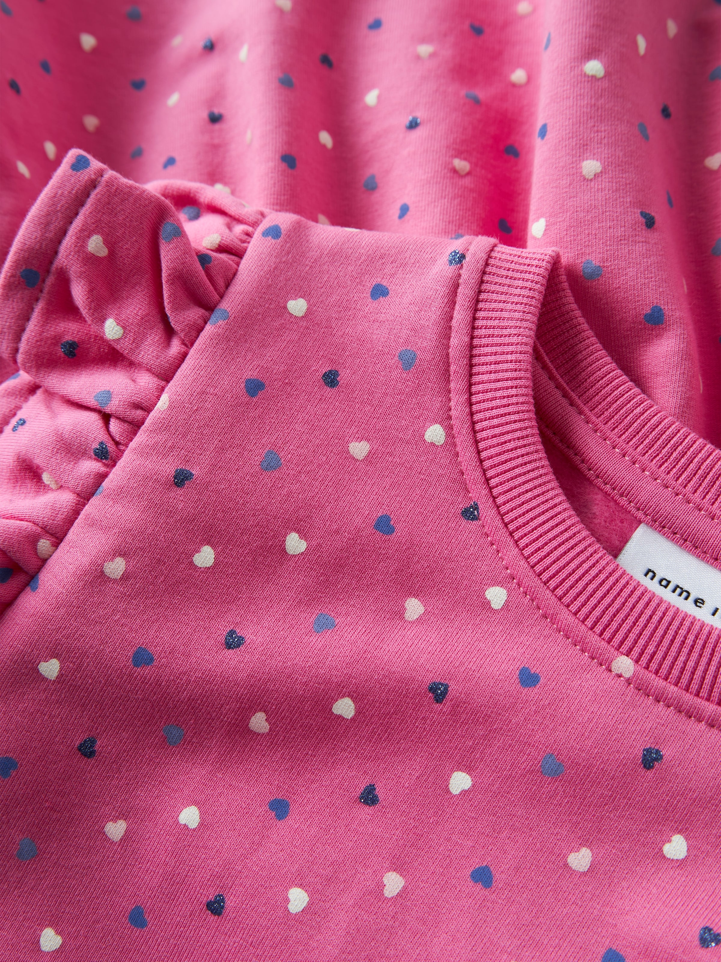 Name It Minikleid »NMFOEANA LS SWE DRESS BRU PB«