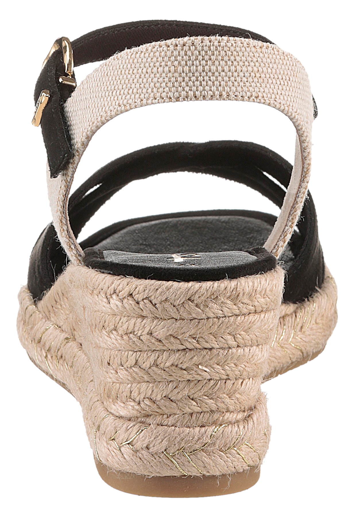 Tamaris Sandales compensées  , Riemchensandale, Sommerschuh mit modischer Kreuzbandage