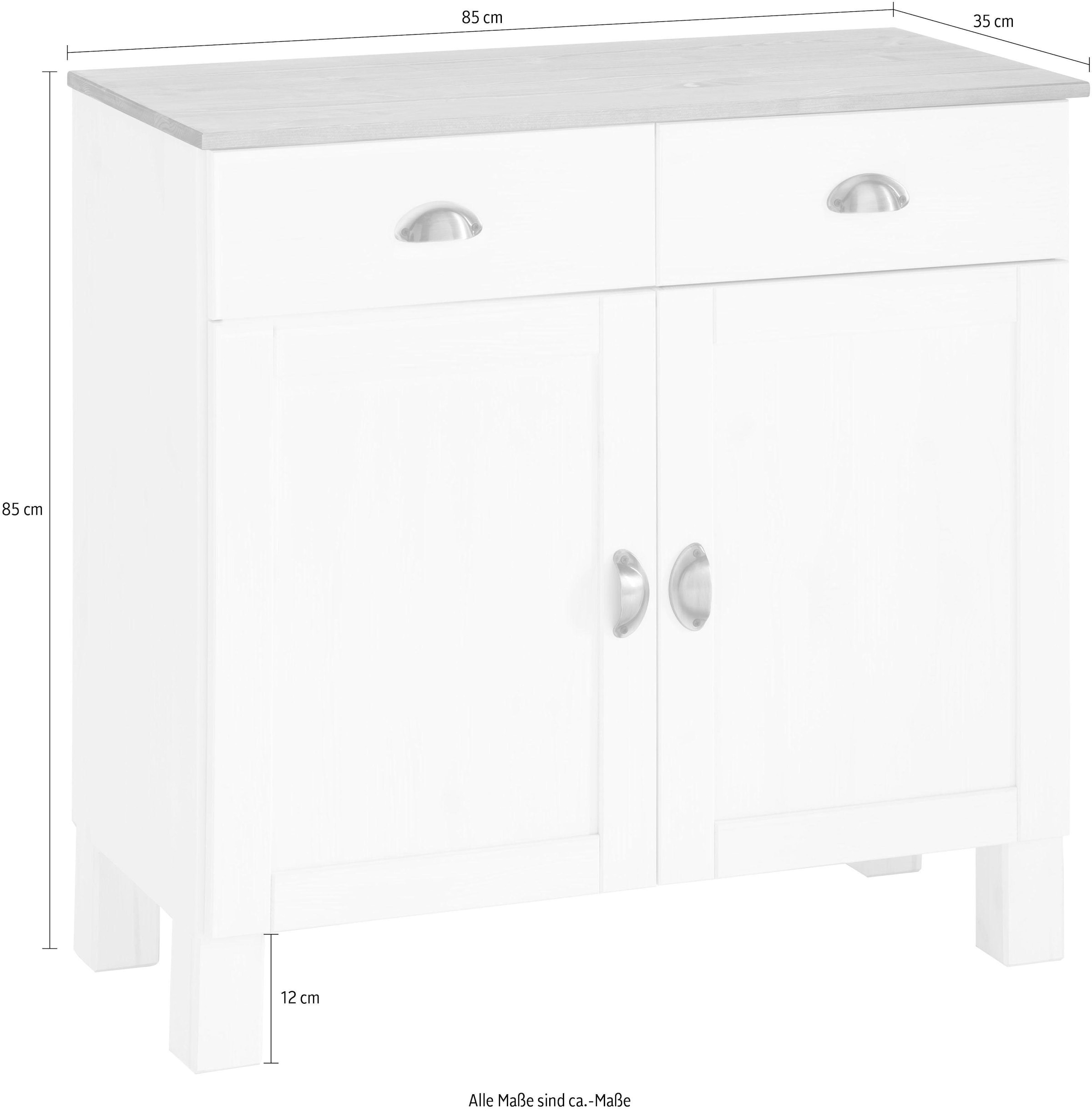 affaire breit, als cm tief, Schubladen Unterschrank 2 85 2 cm 38 »Oslo«, Türen, nutzbar, kaufen Sideboard Home