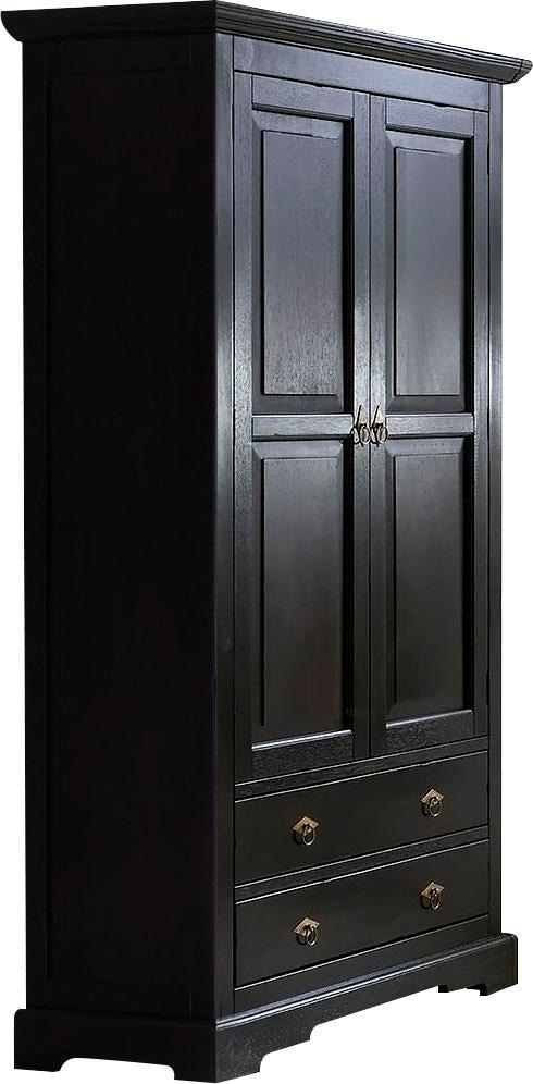 Image of SIT Mehrzweckschrank "Potosí aus massiver Akazie mit 2 Türen und 2 Schubladen" Vielseitiger Aktenschrank mit Metall-Ringgriffen