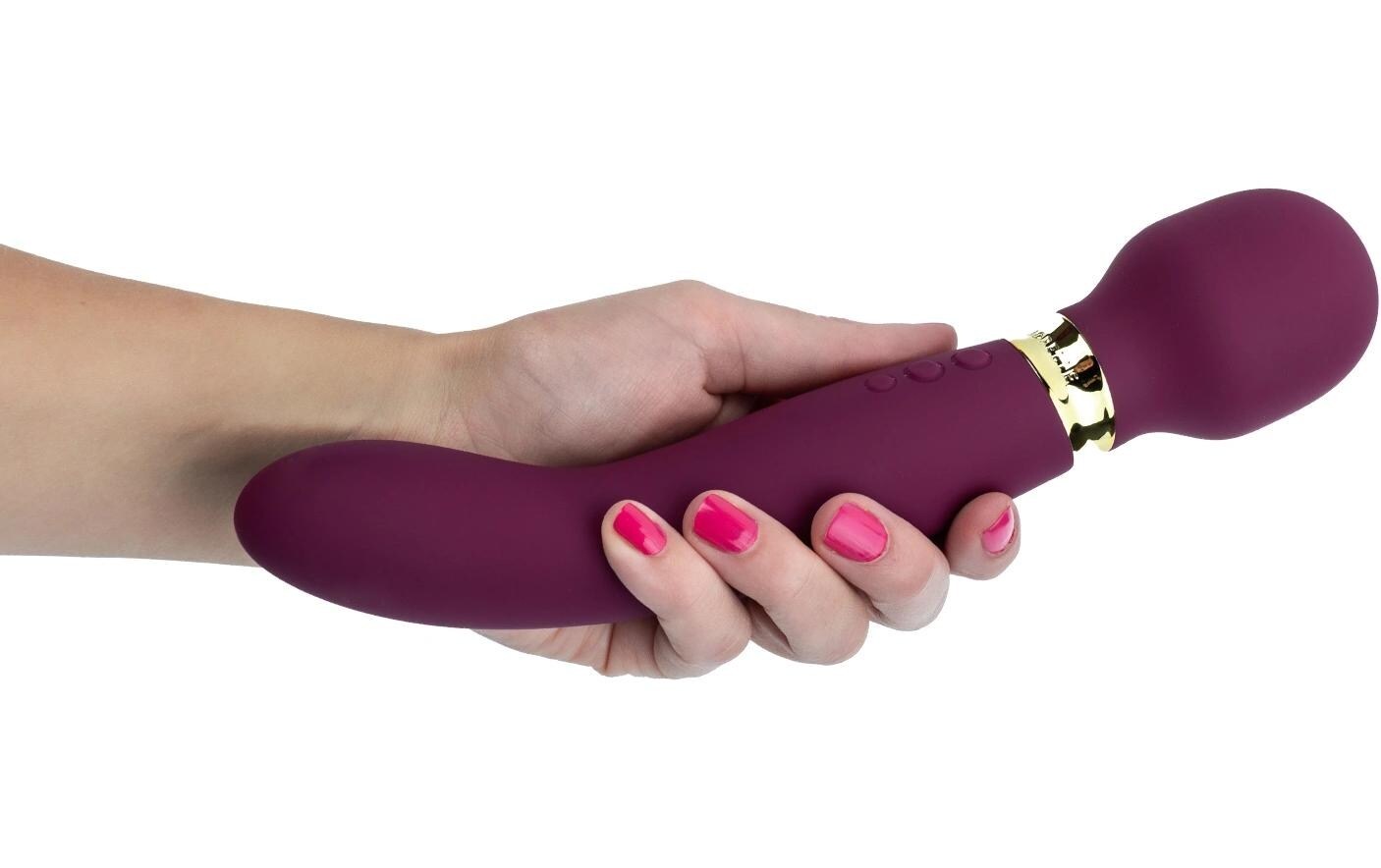 AMORELIE Vibrator »Kiss Berry« Massagestab in ergonomischer Form sorgt für Komfort