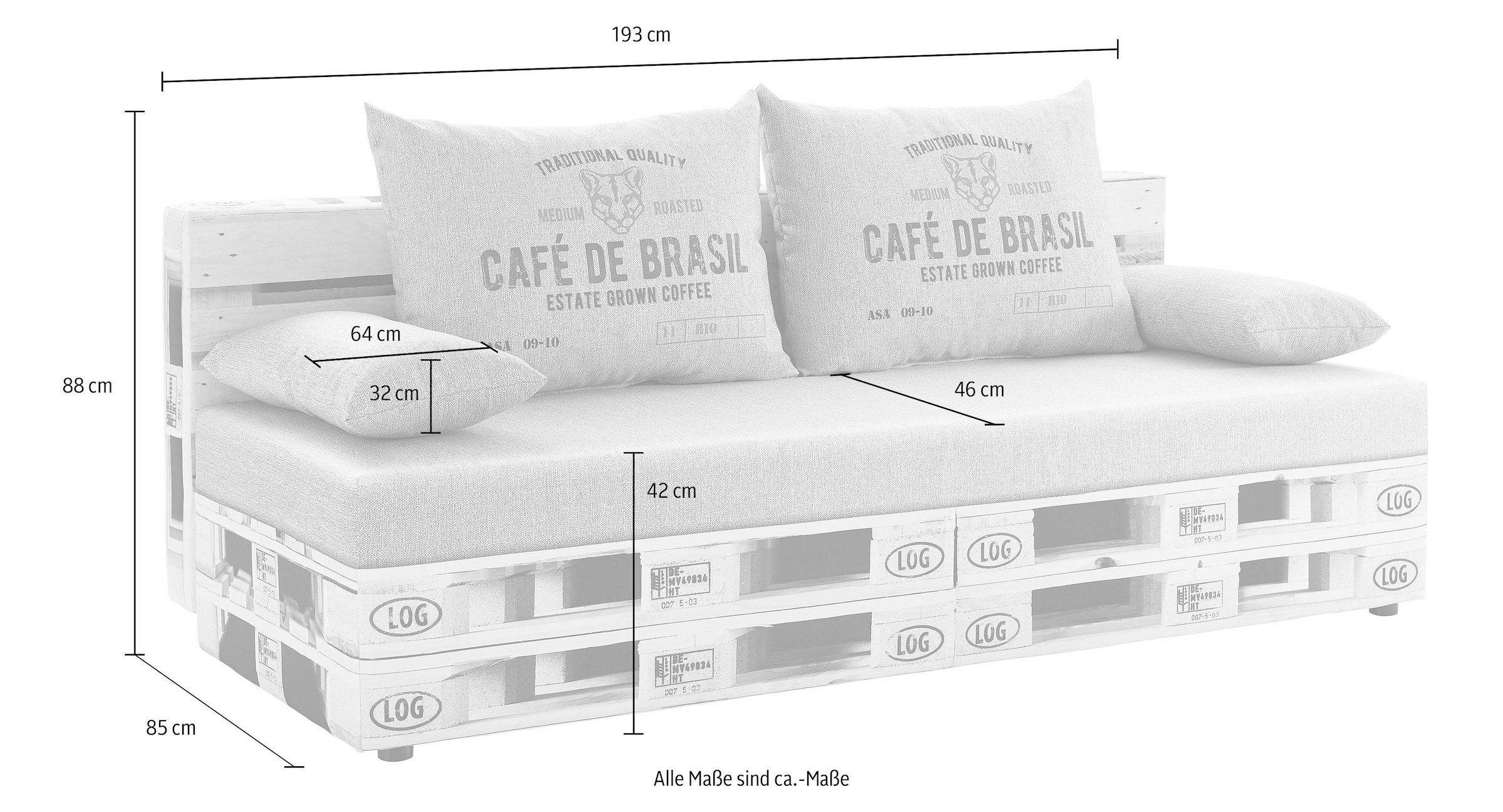 exxpo - sofa fashion Canapé-lit »Extravagantes Sofa für Individualisten mit Bettfunktion und Bettkasten« in aussergewöhnlichen Bezugsvarianten, Solitärmöbel