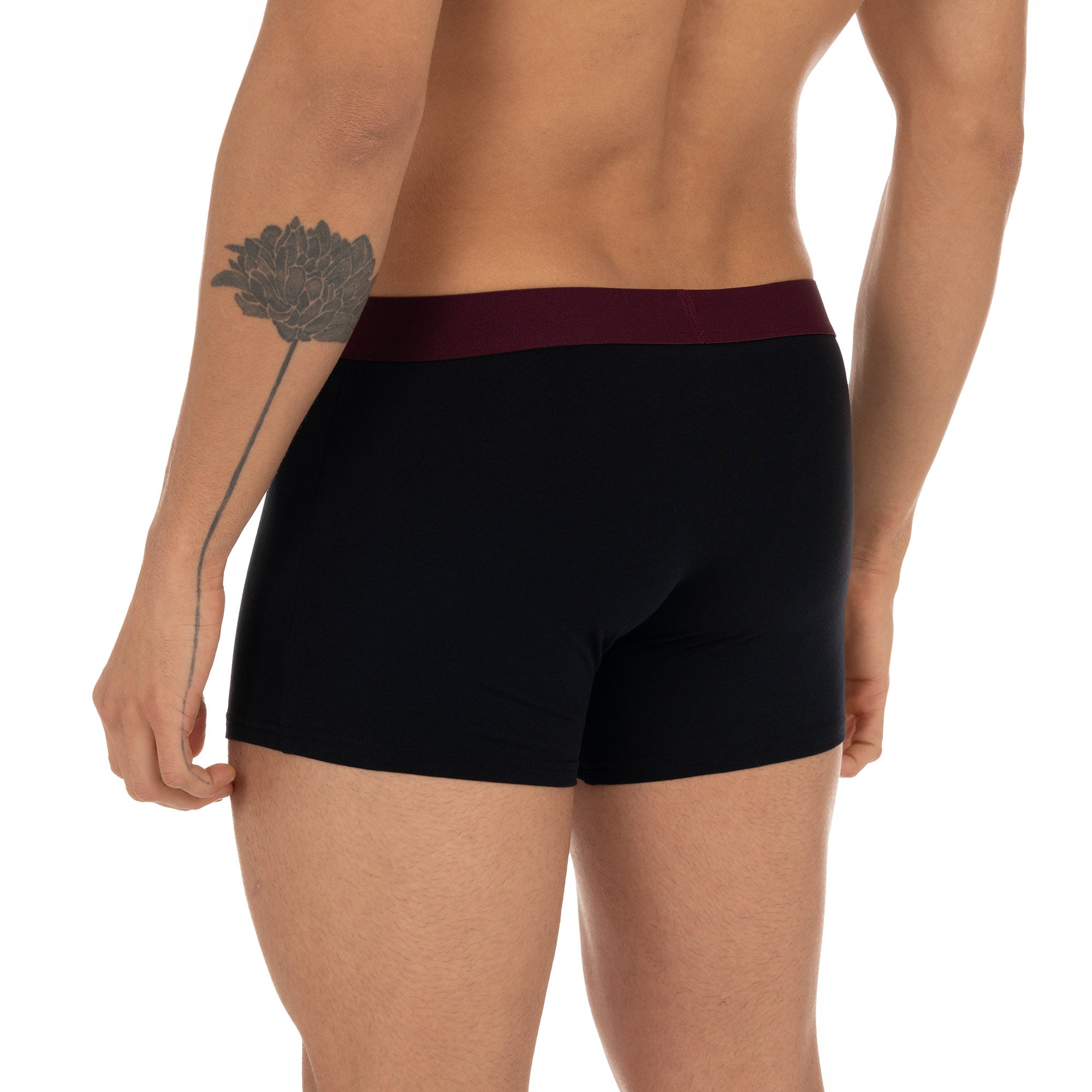 Bruno Banani Boxers »FLOWING« 2er Pack,  mit kontrastfarbenem Bündchen