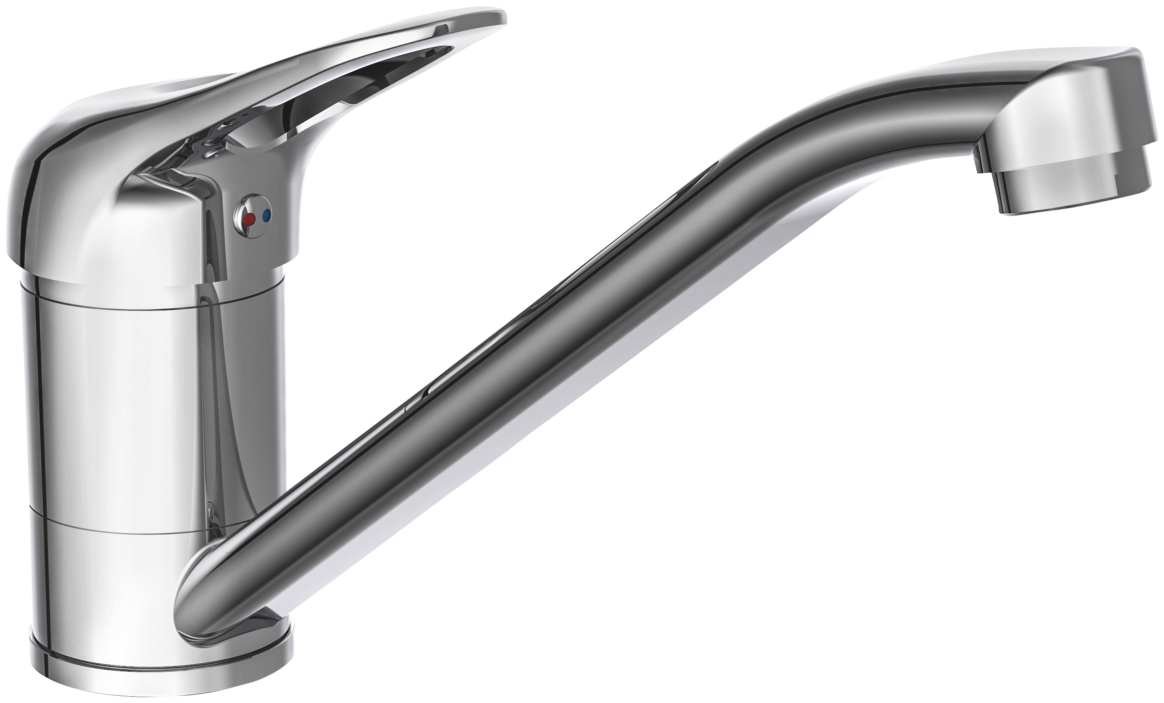 Image of Schütte Spültischarmatur "Porto" 360 schwenkbarer Wasserhahn, Mischbatterie, Spültischarmatur in Chrom