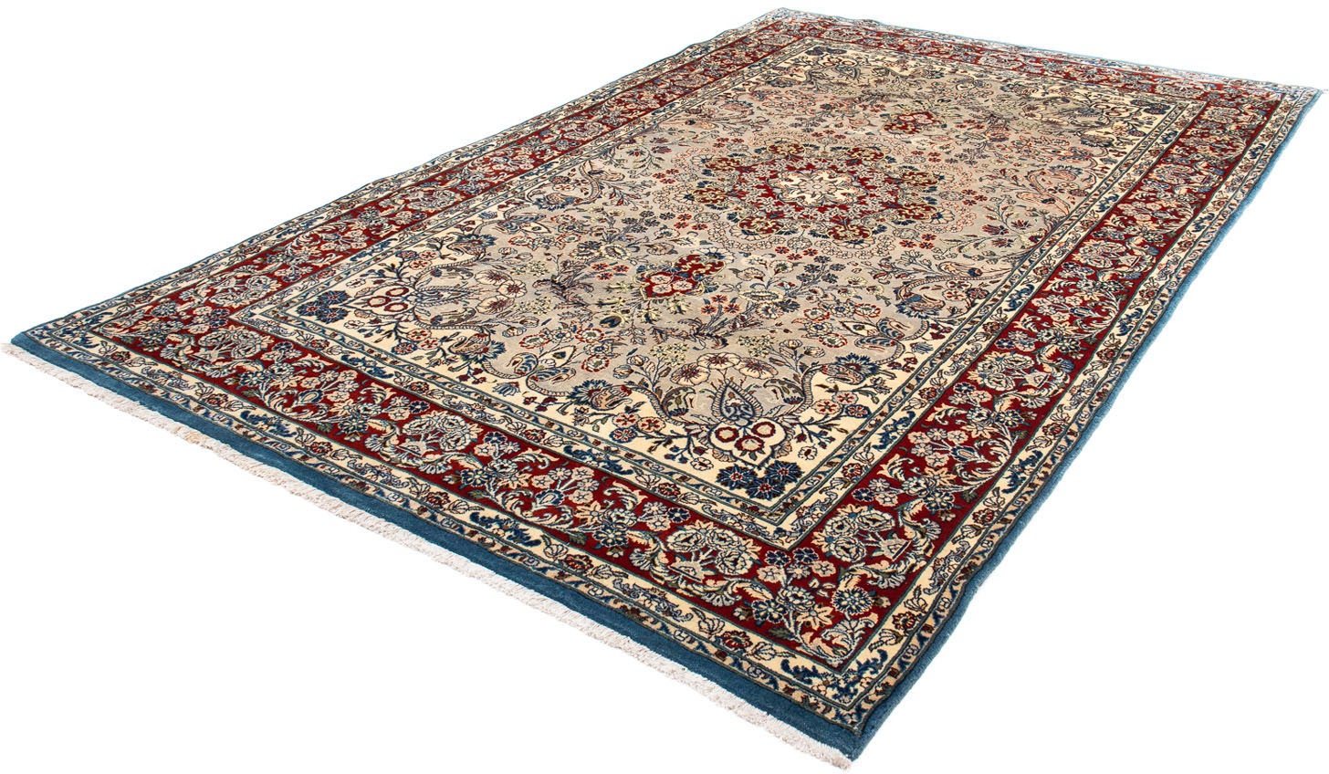 Image of morgenland Orientteppich »Perser - Keshan - 334 x 205 cm - beige«, rechteckig, 10 mm Höhe, Wohnzimmer, Handgeknüpft, Einzelstück mit Zertifikat bei Ackermann Versand Schweiz
