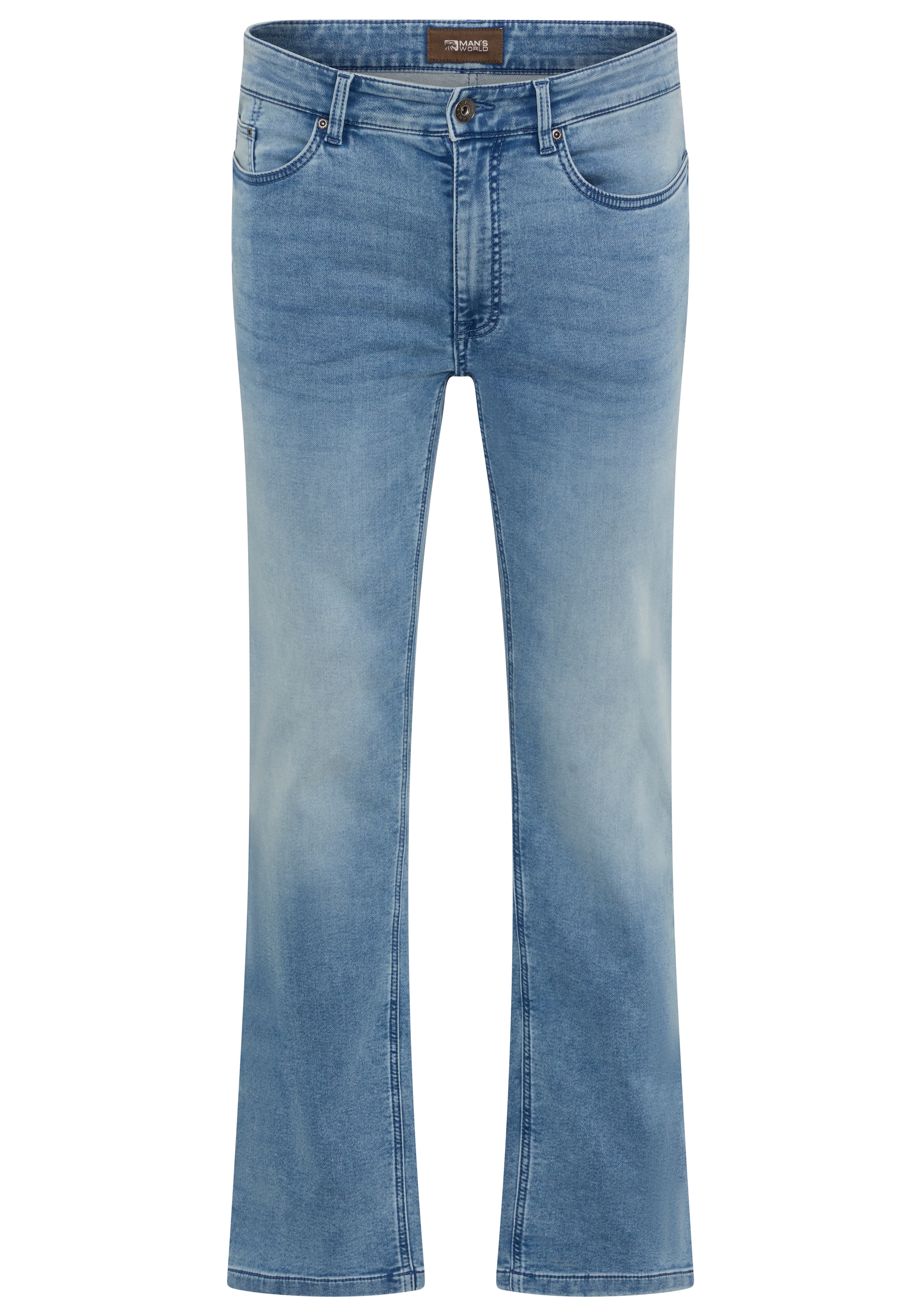 Man's World Plus Jogg Pants »Grosse Grössen, comfort fit« Comfort Fit, gerade Beinform, mit Knopf- und Reissverschluss