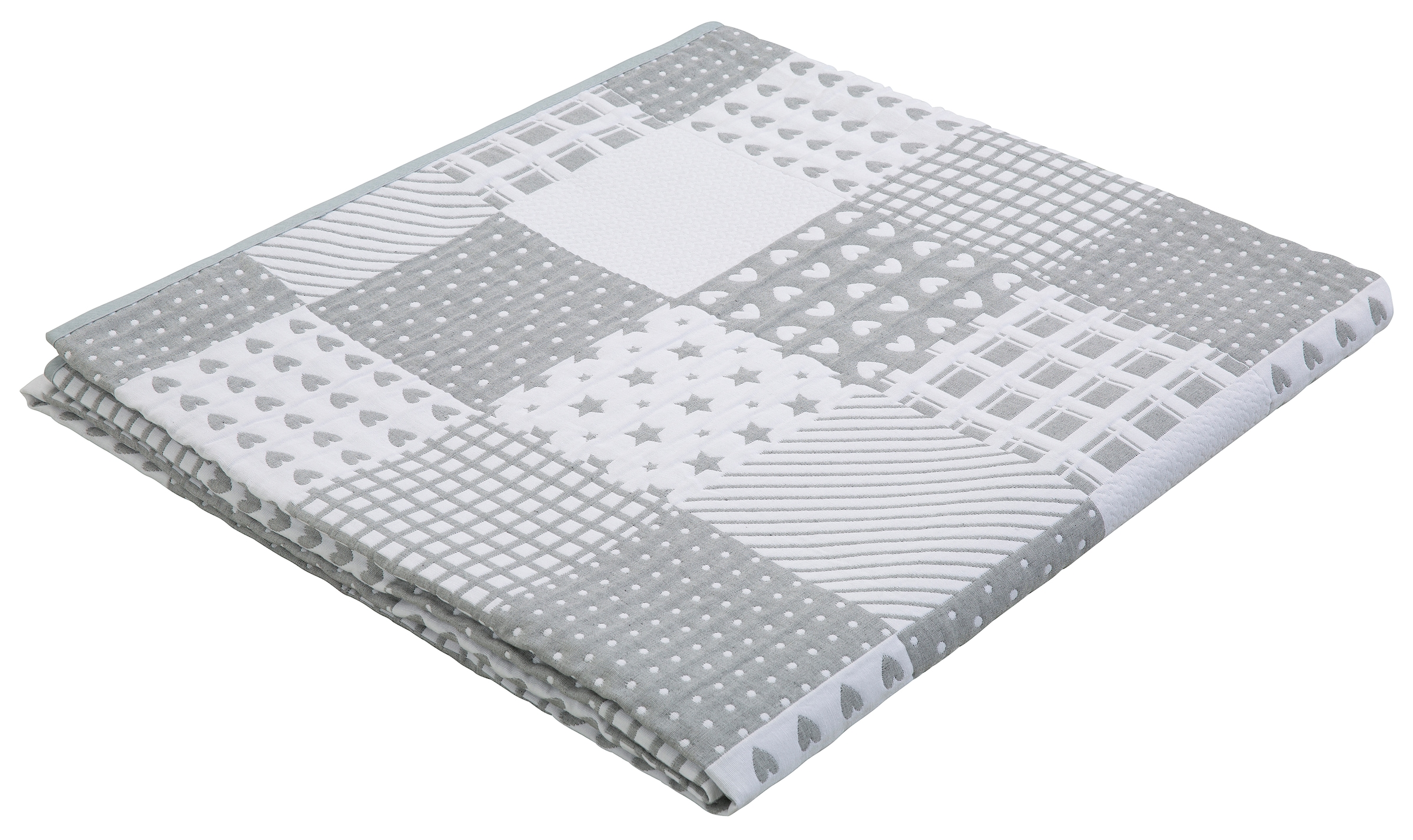 GOODproduct Tagesdecke »Gretje gesteppte Tagesdecke für Kinder, Tagesdecke im Patchwork-Design«